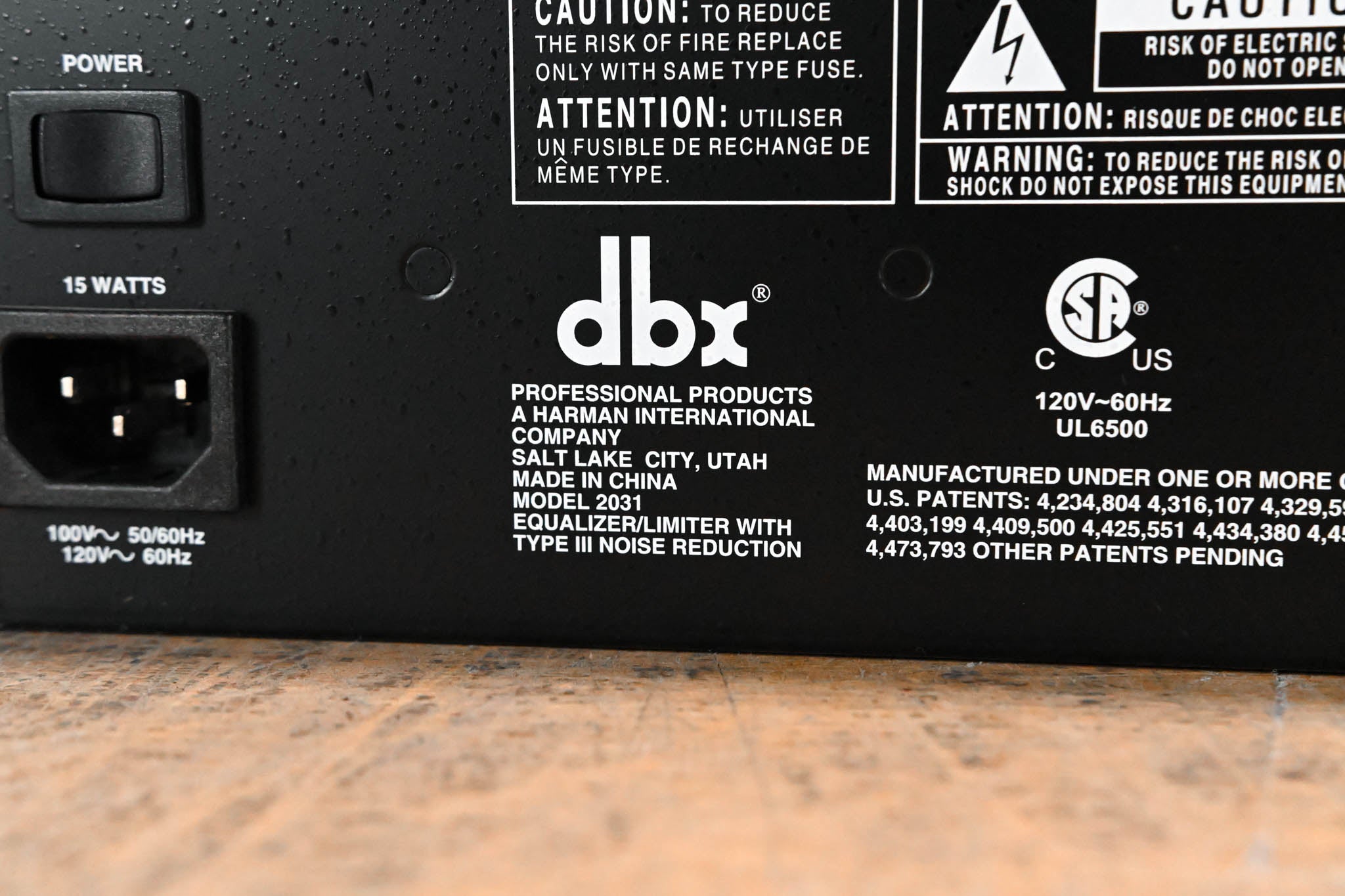 dbx 2031 Single-Channel 31-Band Graphic Equalizer/Limiter