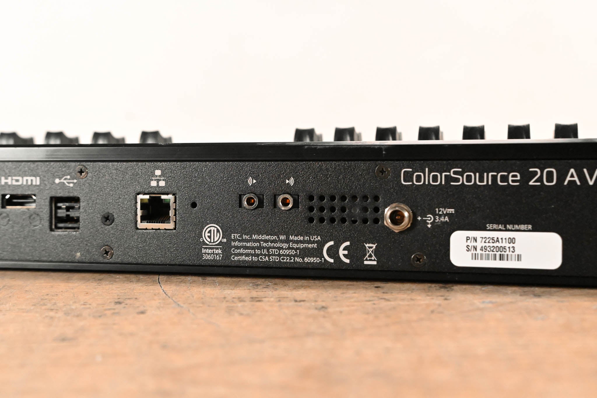 ETC ColorSource 20 AV DMX Lighting Control Console (NO POWER SUPPLY)