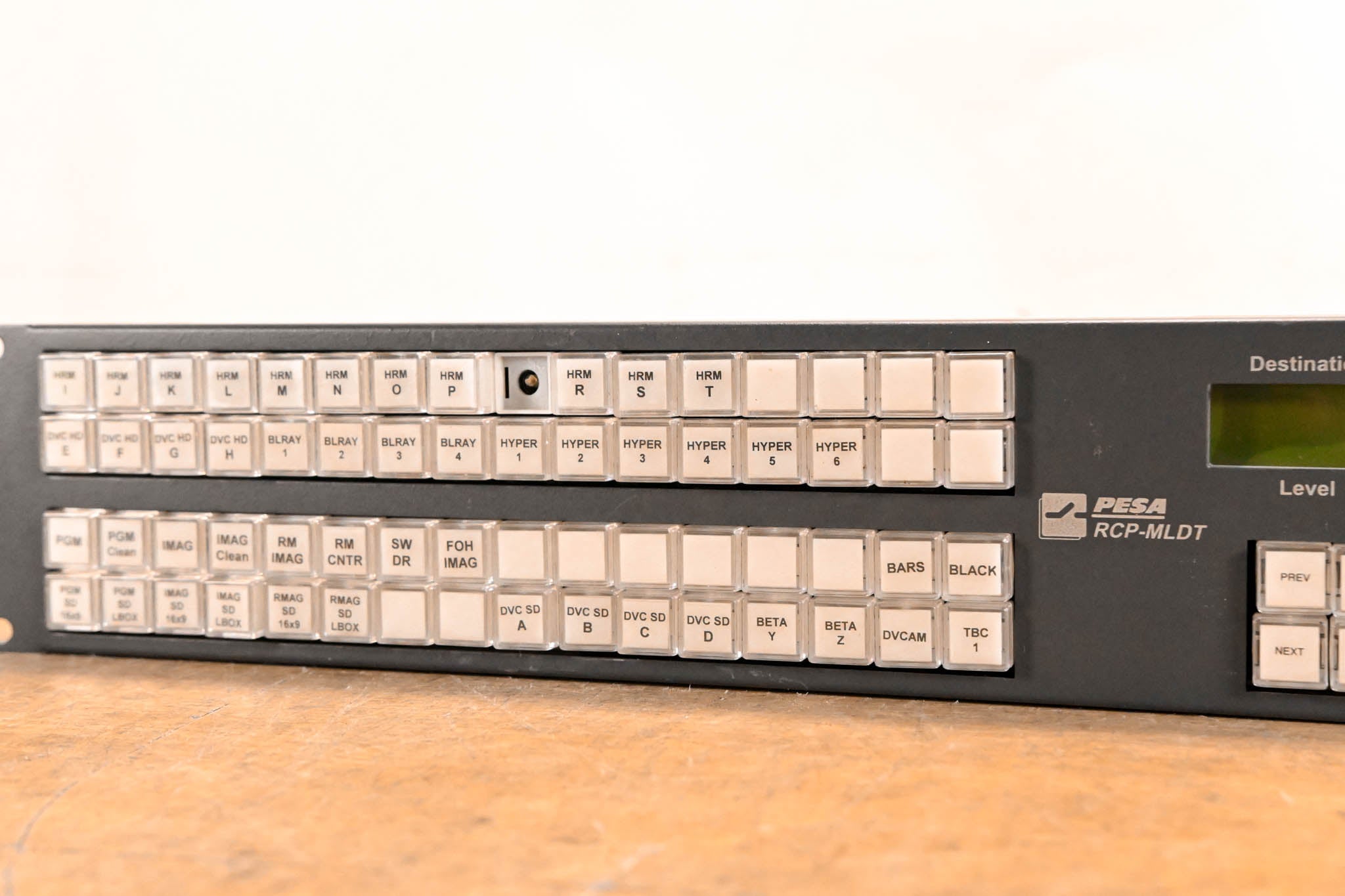 Pesa RCP-MLDT 2RU Matrix Switcher Control Panel