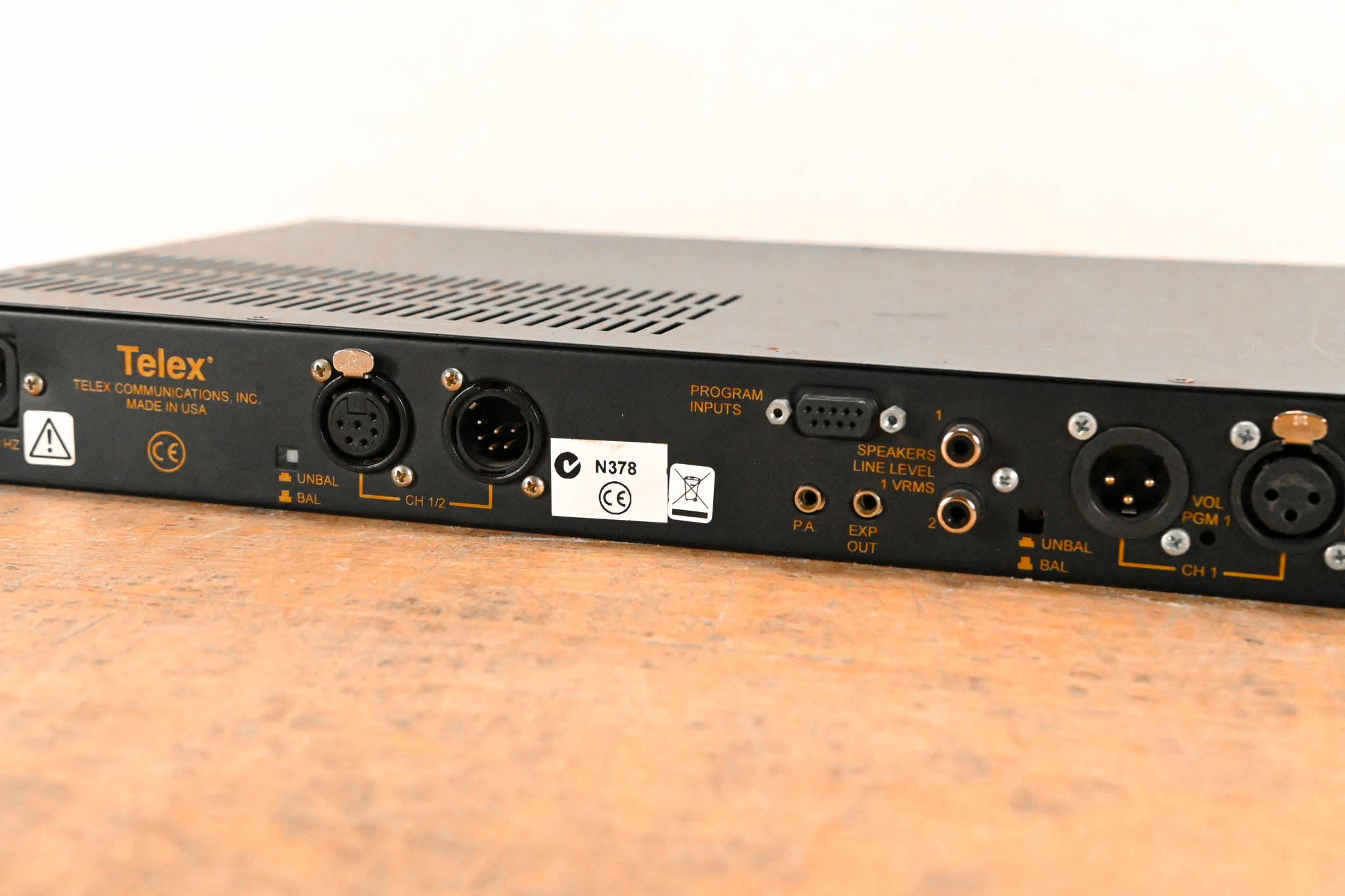 Telex MS-2002 2-Channel Master Station and Power Supply