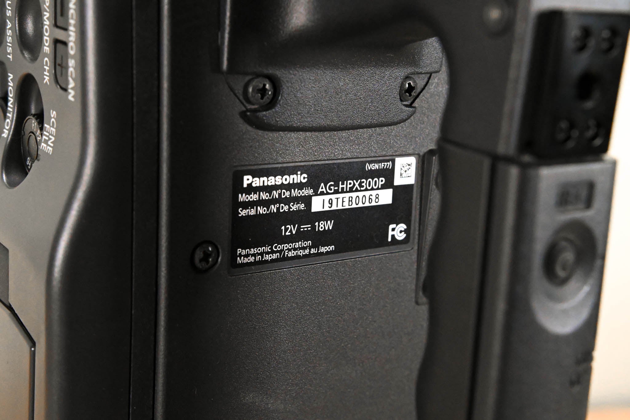 Panasonic AG-HPX300P P2HD 1/3" CMOS Broadcast Camera Body