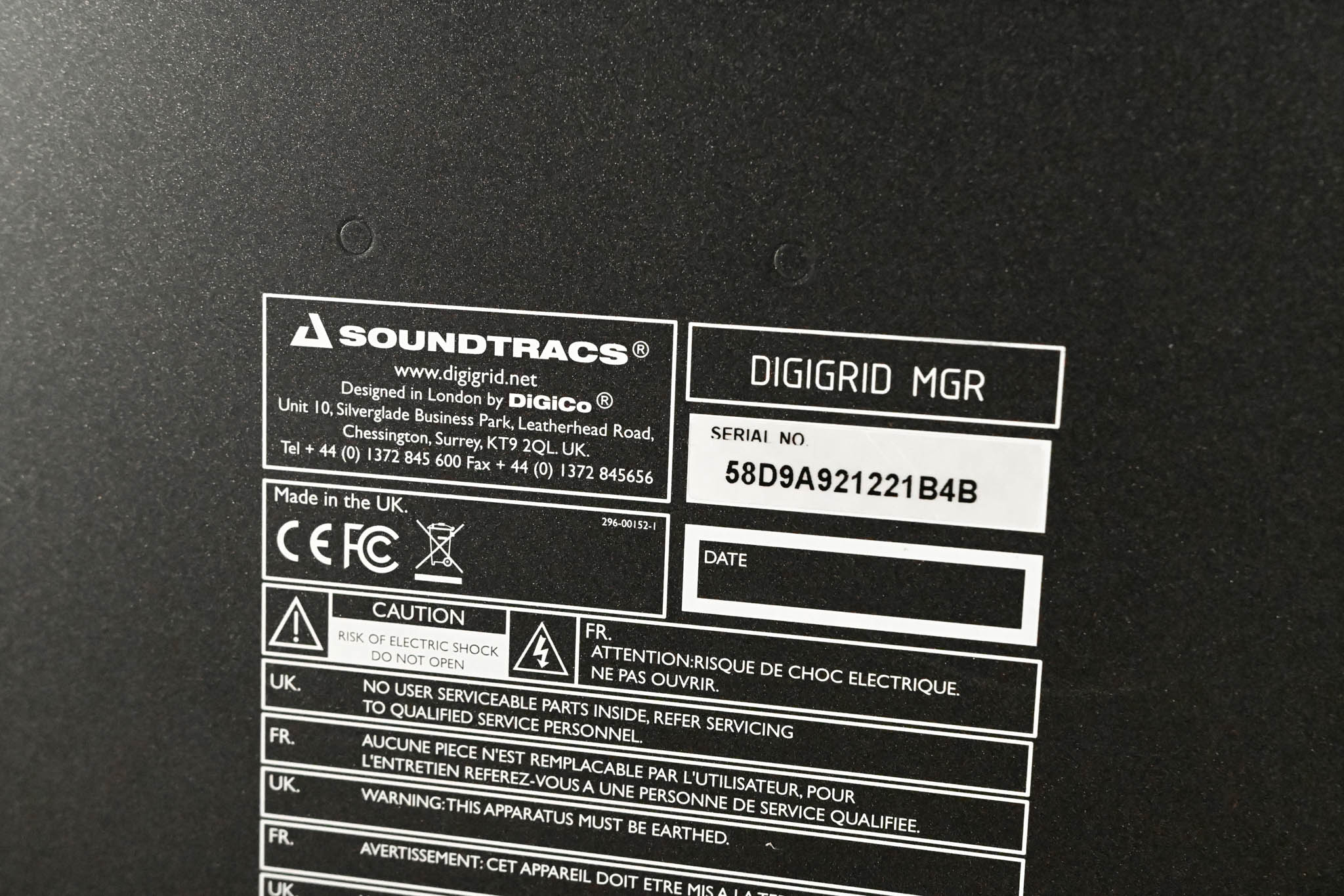 Waves DigiGrid MGR MADI to SoundGrid Rackmount Audio Interface