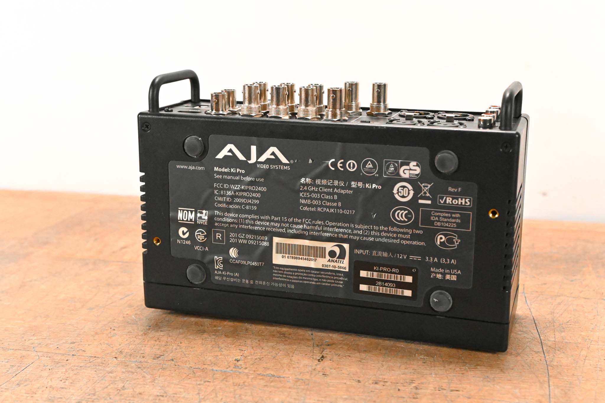 AJA Ki Pro File-Based HD/SD Video Recorder and Player (NO POWER SUPPLY)