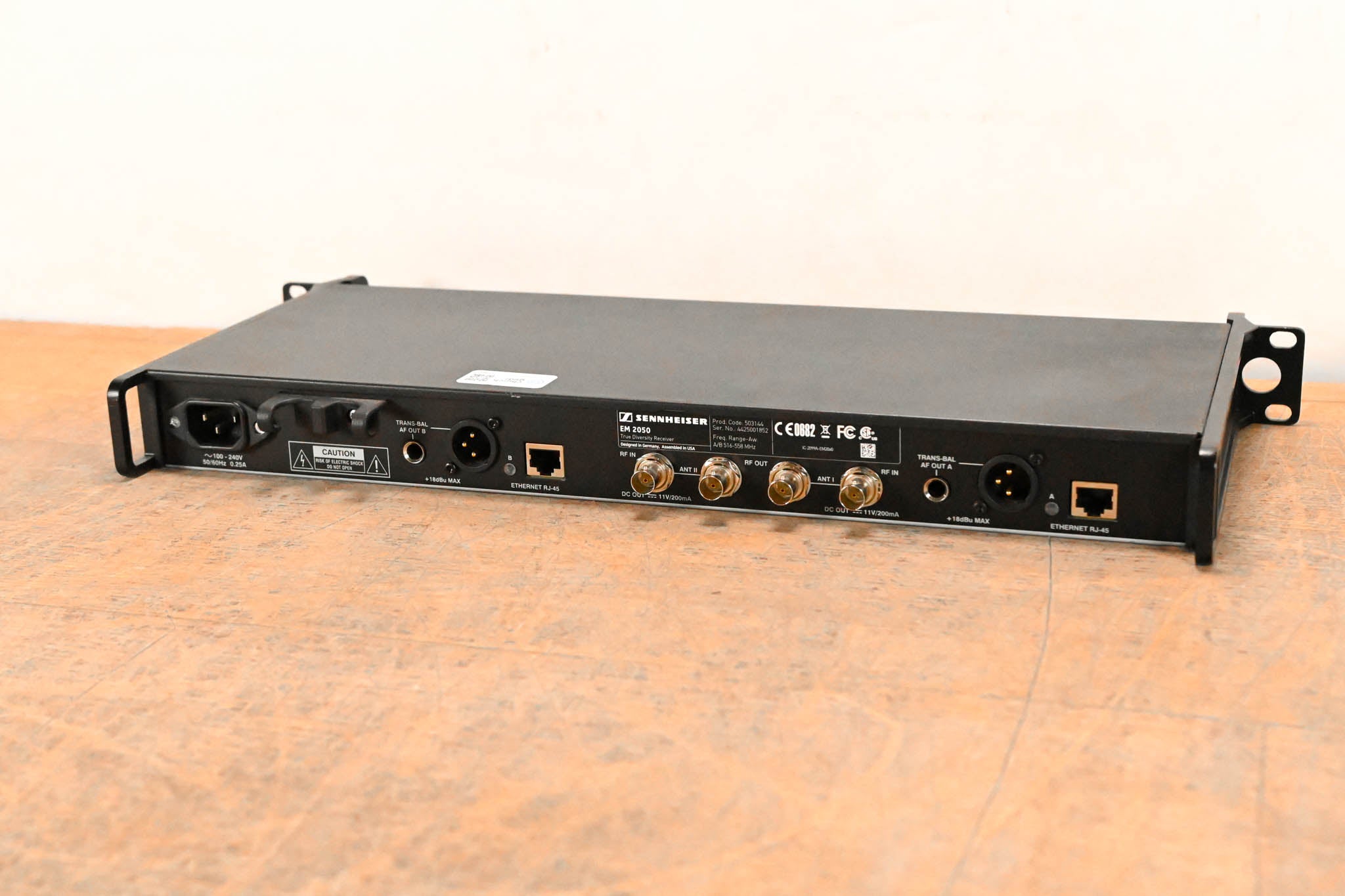 Sennheiser EM 2050 Dual-Channel Wireless Receiver Aw Range: 516-558 MHz