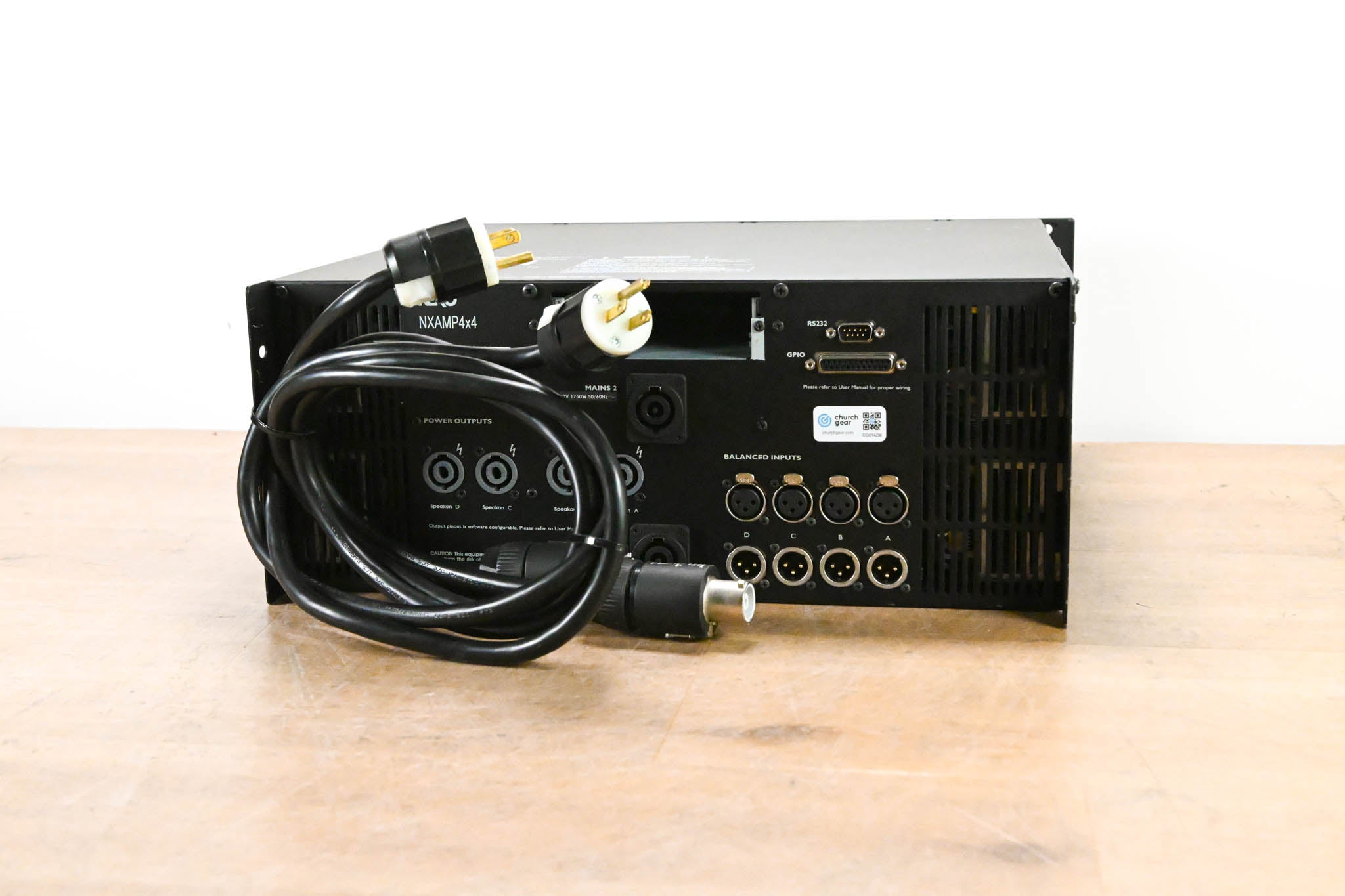 NEXO NXAMP4x4 4-Channel Power Amplifier and Loudspeaker Controller