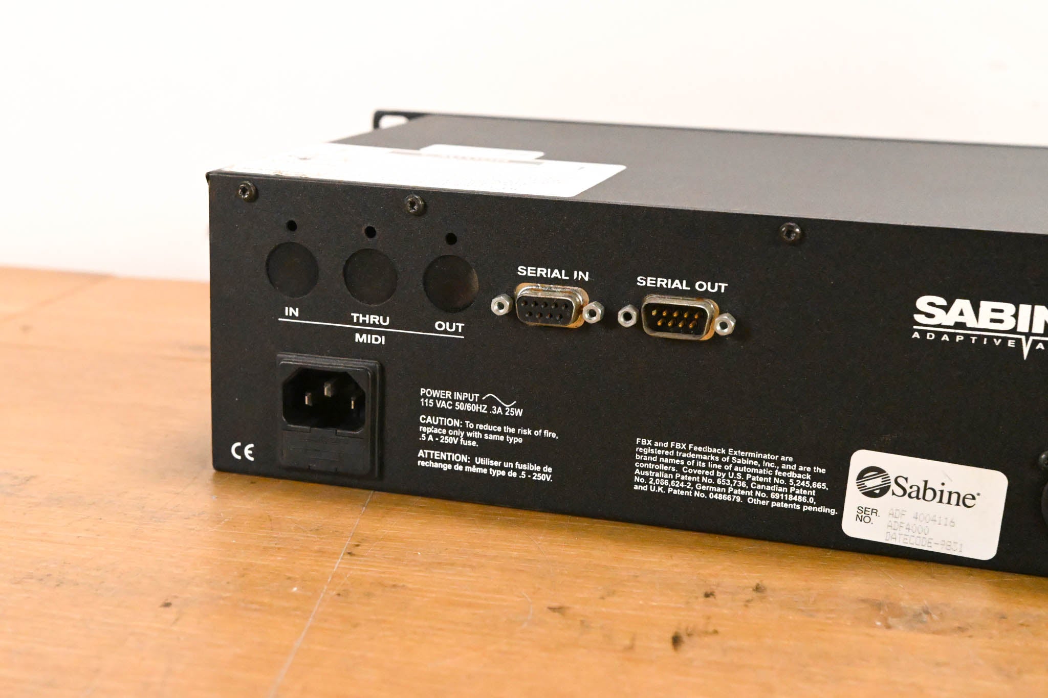 Sabine Power-Q ADF-4000 Processor