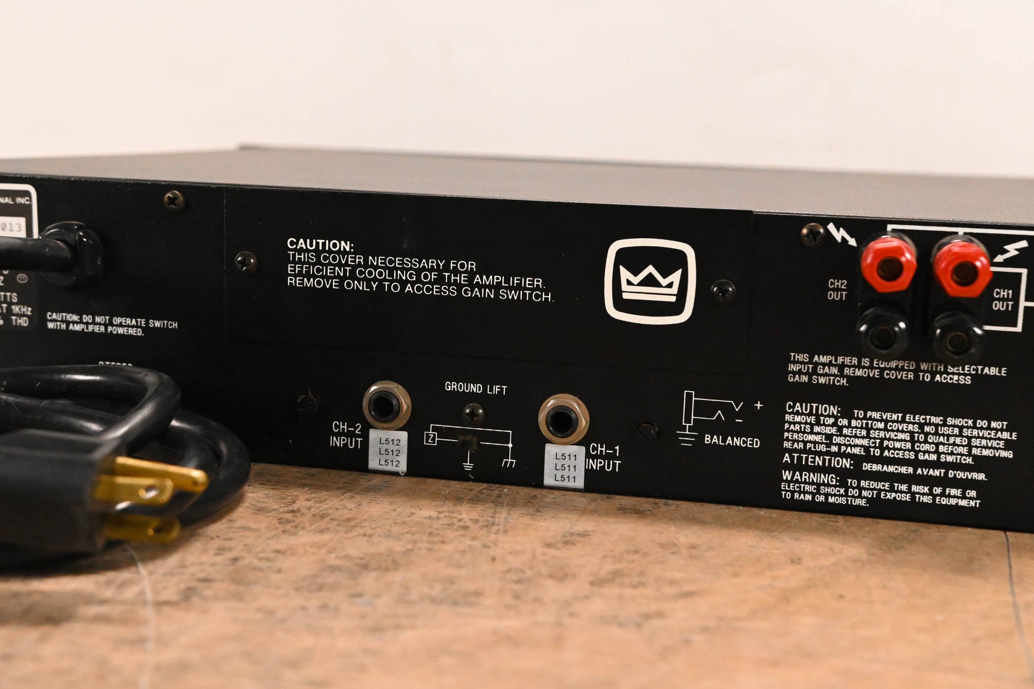 Crown 460 CSL 2-Channel Power Amplifier