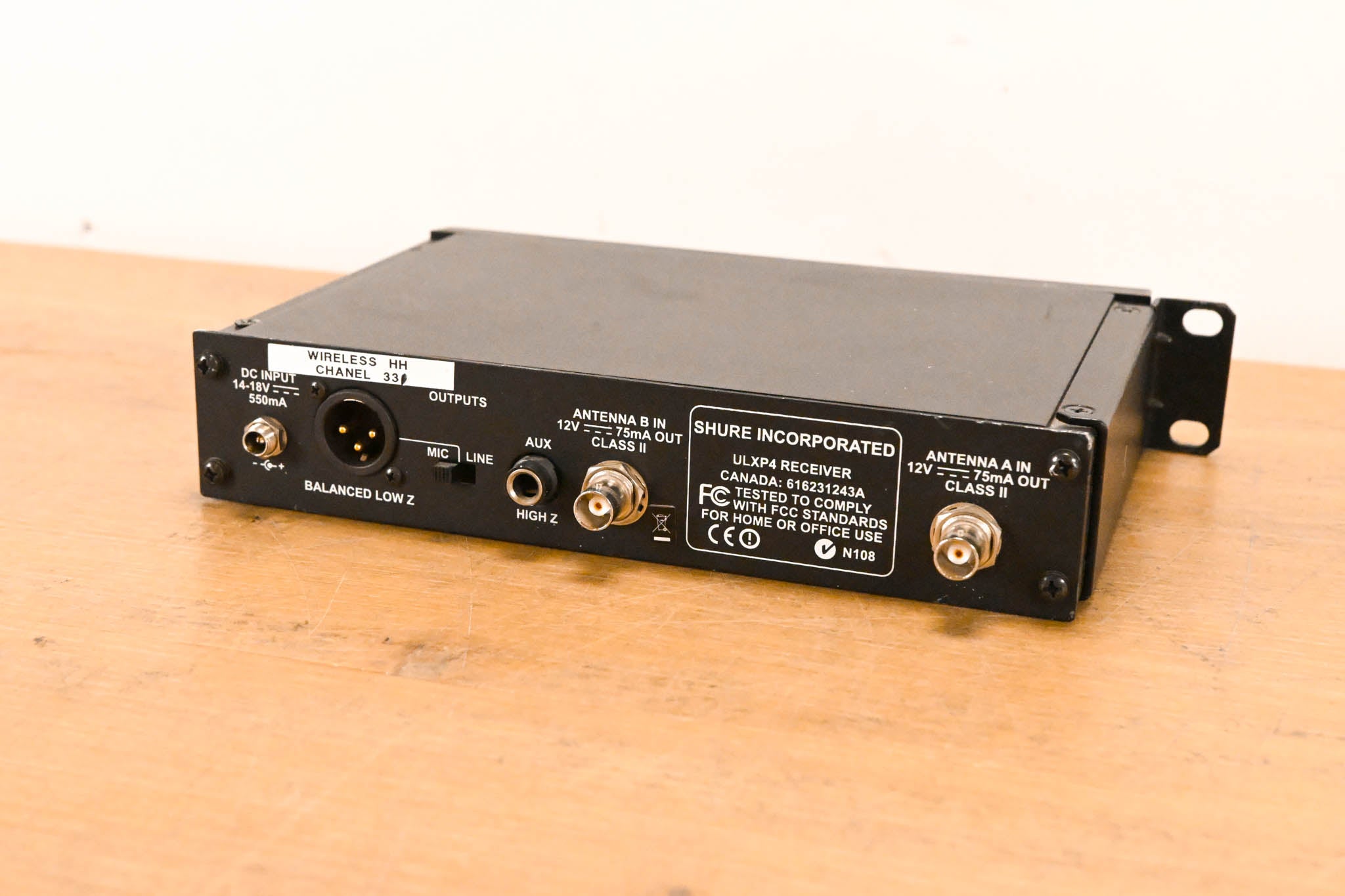 Shure ULXP24/58 Handheld Wireless System - J1 Band (NO POWER SUPPLY)