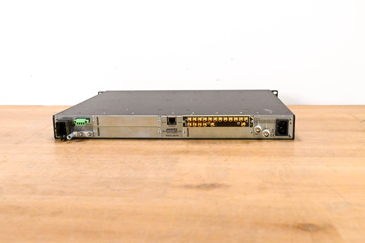 Evertz 7801FR 1RU Rack-Mountable Multiframe with Cards