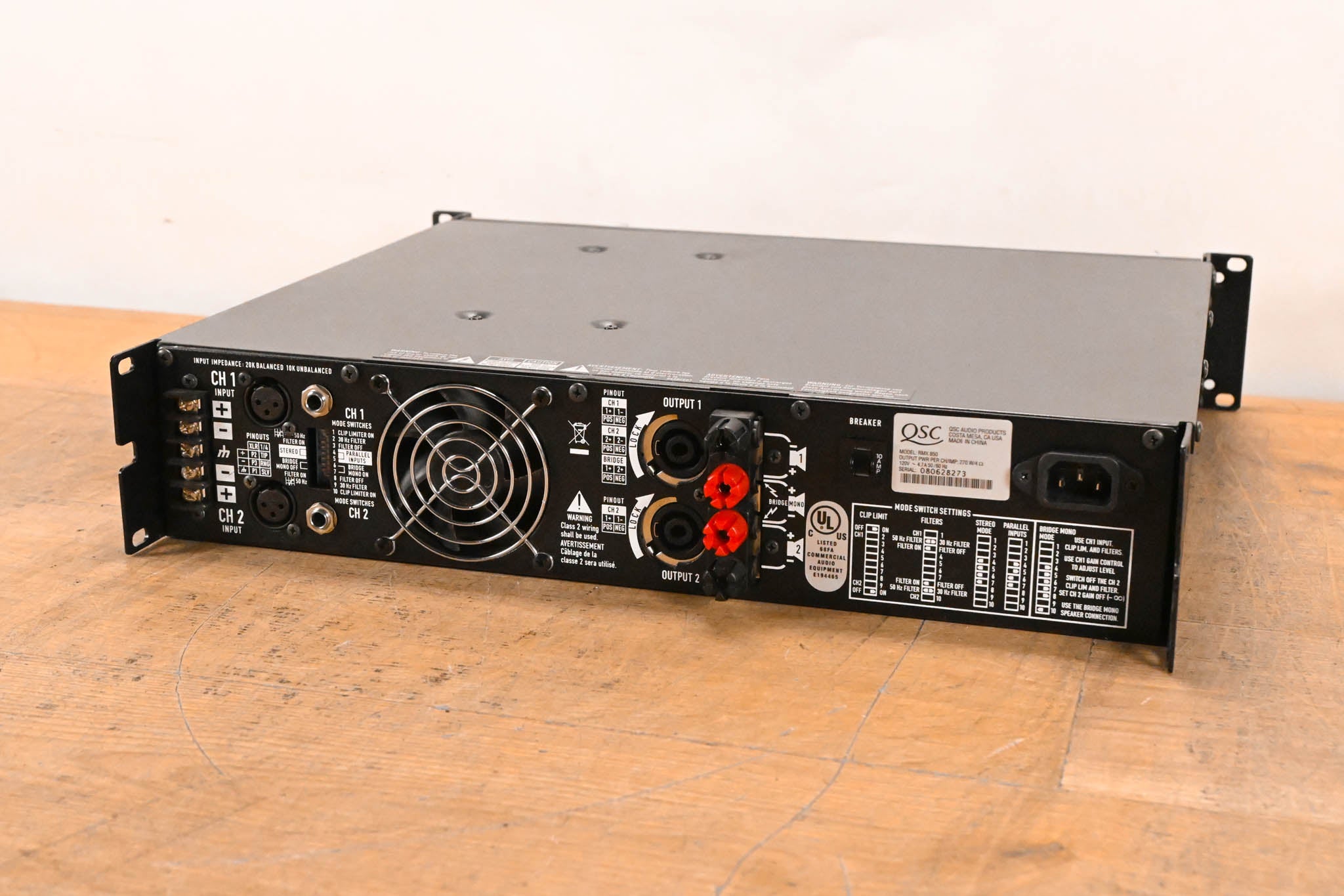 QSC RMX850 2-Channel Power Amplifier