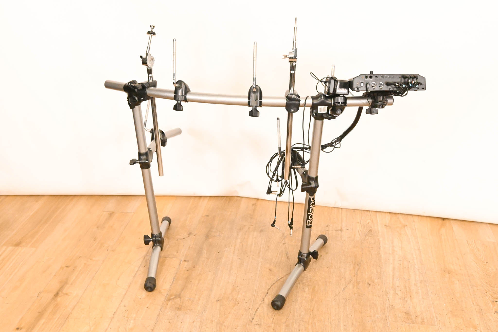 Roland TD-6V Electronic Drum Kit Module w/Frame + Cables (NO DRUM PADS)