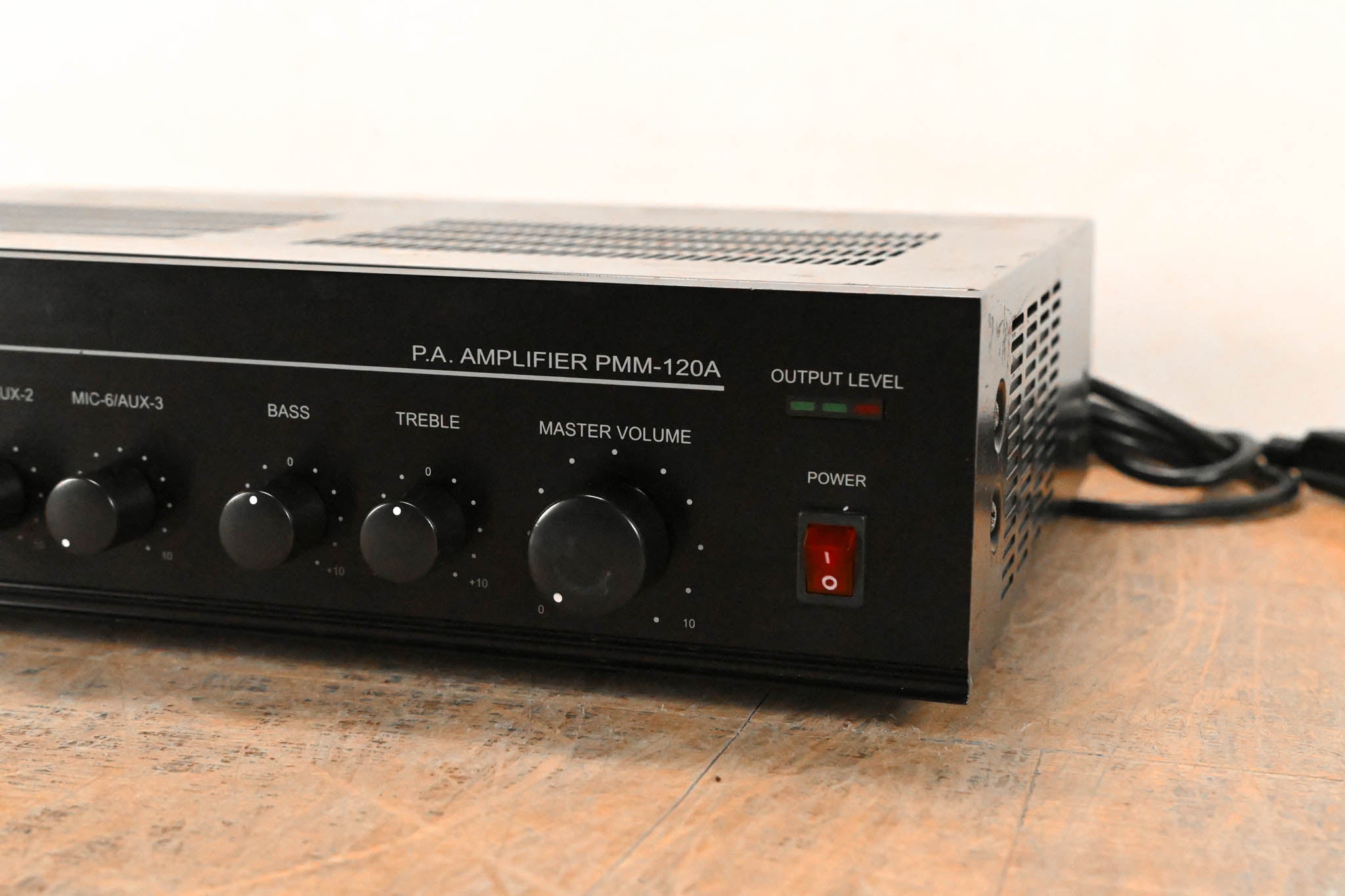 Speco Technologies PMM120A 120W PA Mixer Power Amplifier with 6 Inputs