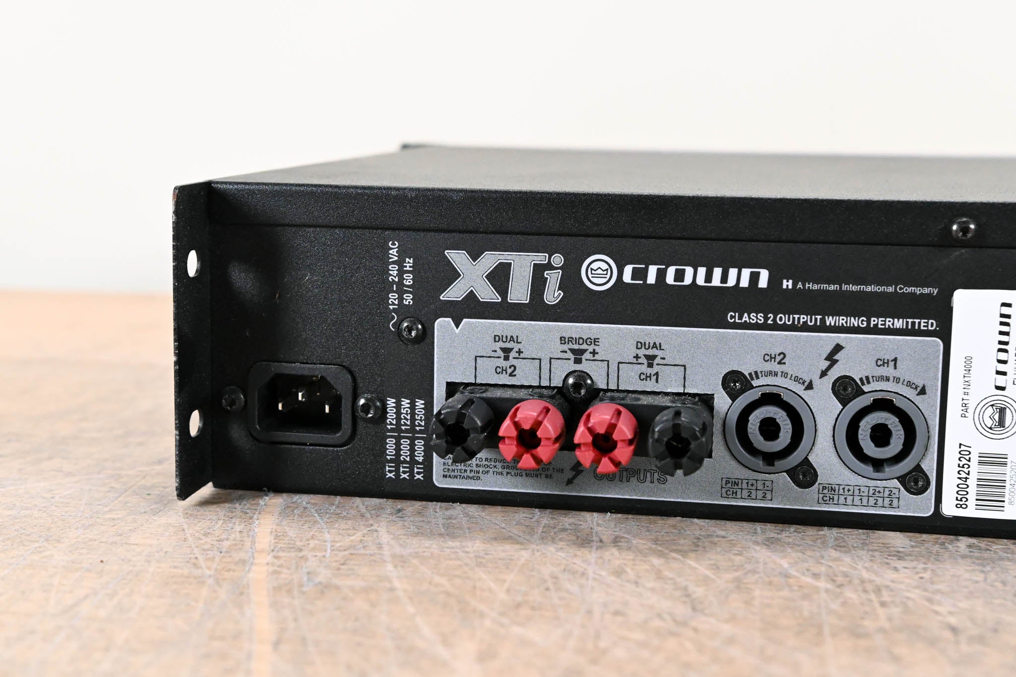 Crown XTi 4000 Stereo Power Amplifier with DSP