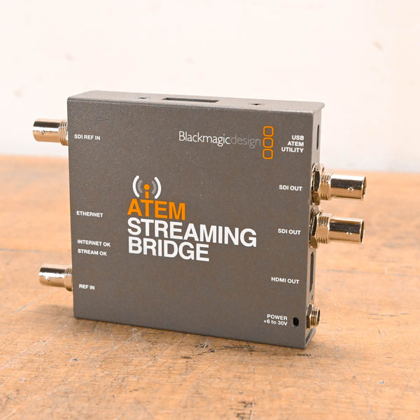 配信機器・PA機器・レコーディング機器 Blackmagic Design ATEM Streaming Bridge Blackmagic Design ATEM Streaming Bridge (NO POWER SUPPLY) CG01WP2