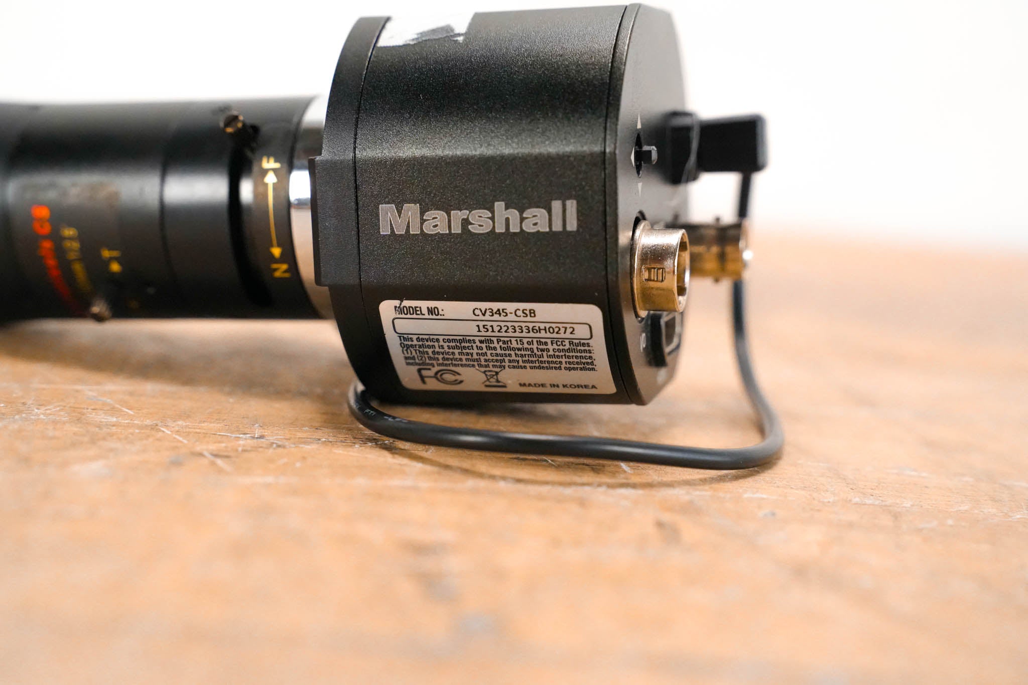 Marshall CV345-CSB Full HD Compact Camera w/ 5-50mm f/1.4 CS Lens