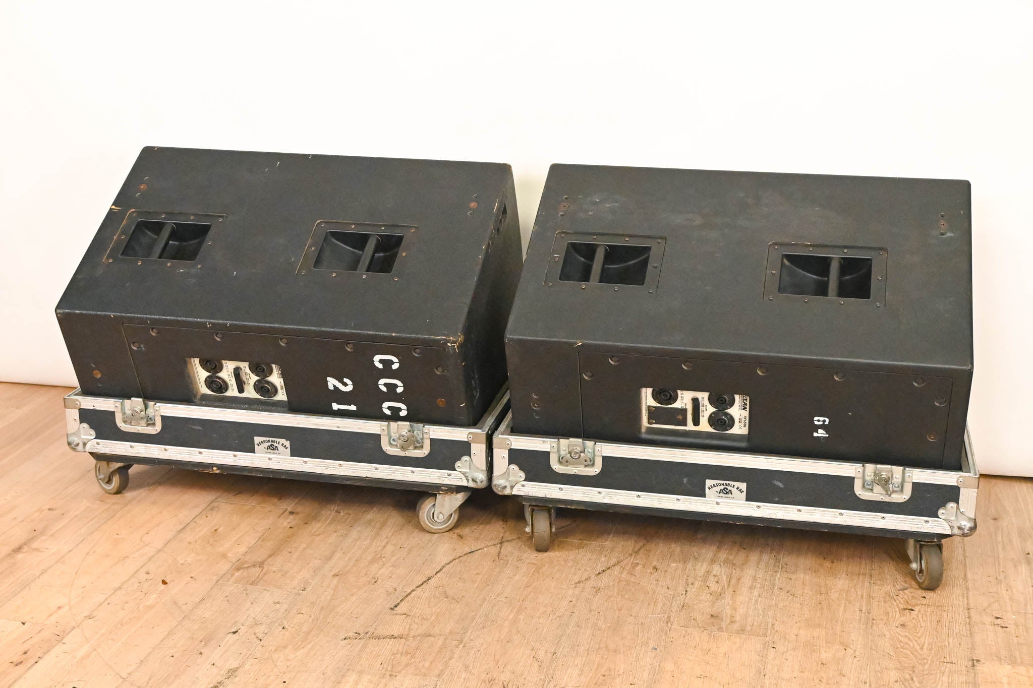 EAW KF650z Virtual Array Full Range Loudspeaker (PAIR) w/ Road Case