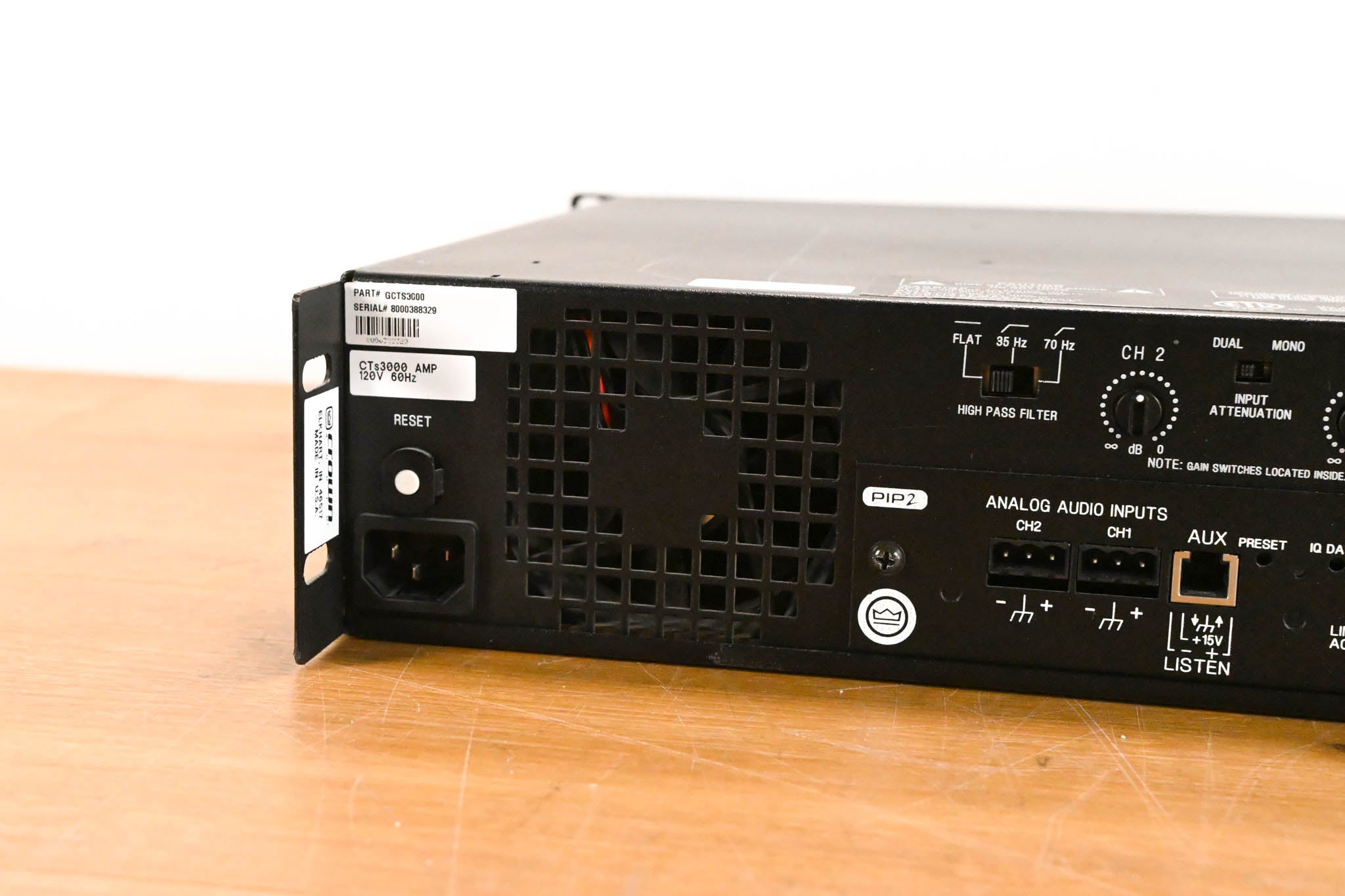 Crown CTs 3000 Two-Channel 1500W Power Amplifier