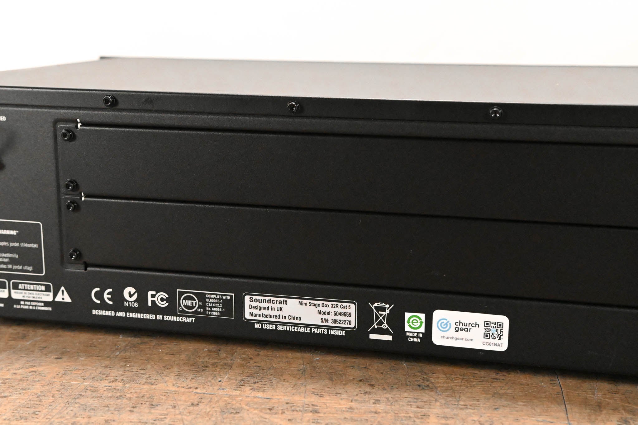 Soundcraft Mini Stagebox 32R Cat5 32-Channel Digital Stage Box