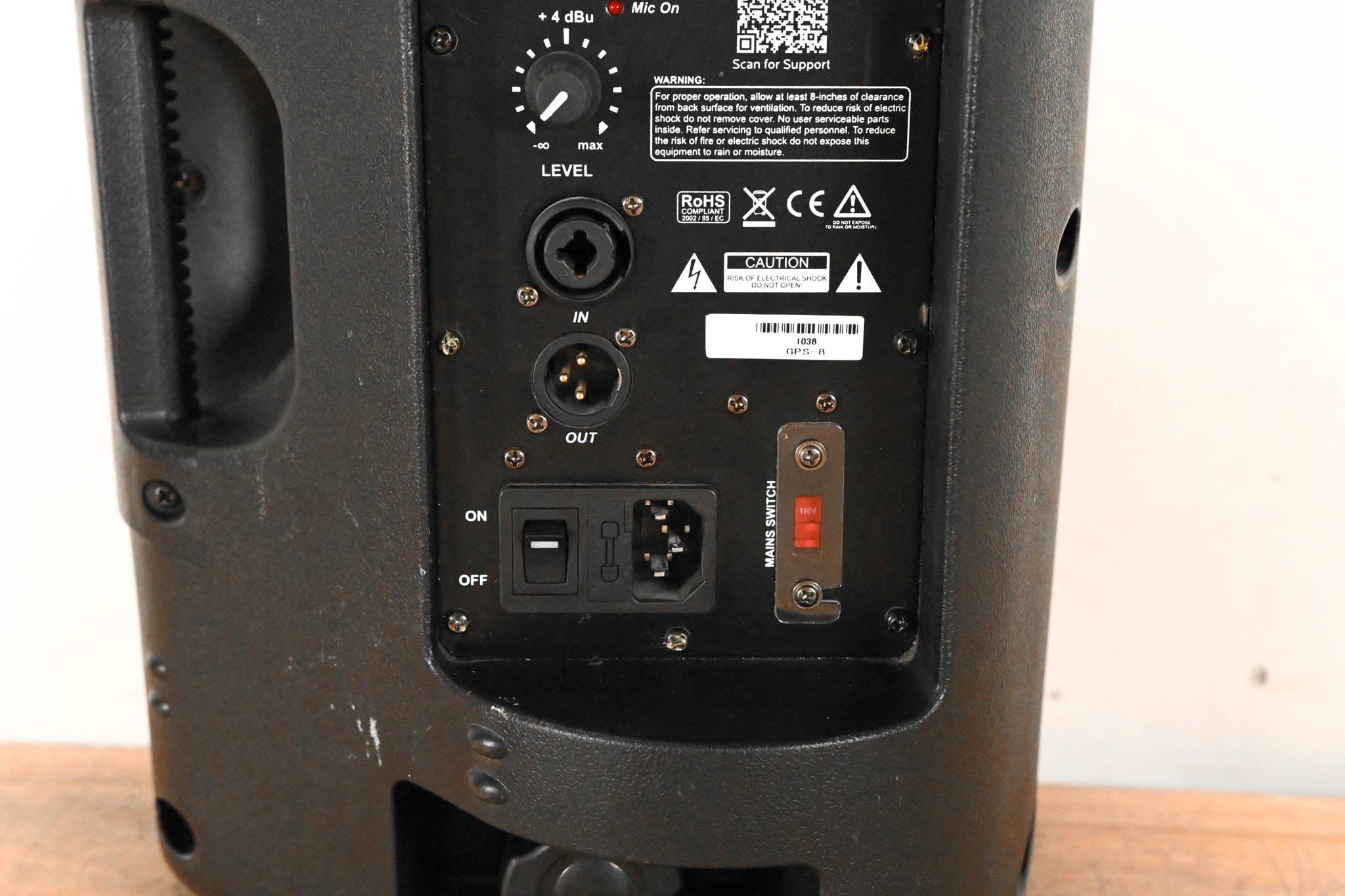 Galaxy Audio GPS-8 8" 200W Powered Personal Monitor