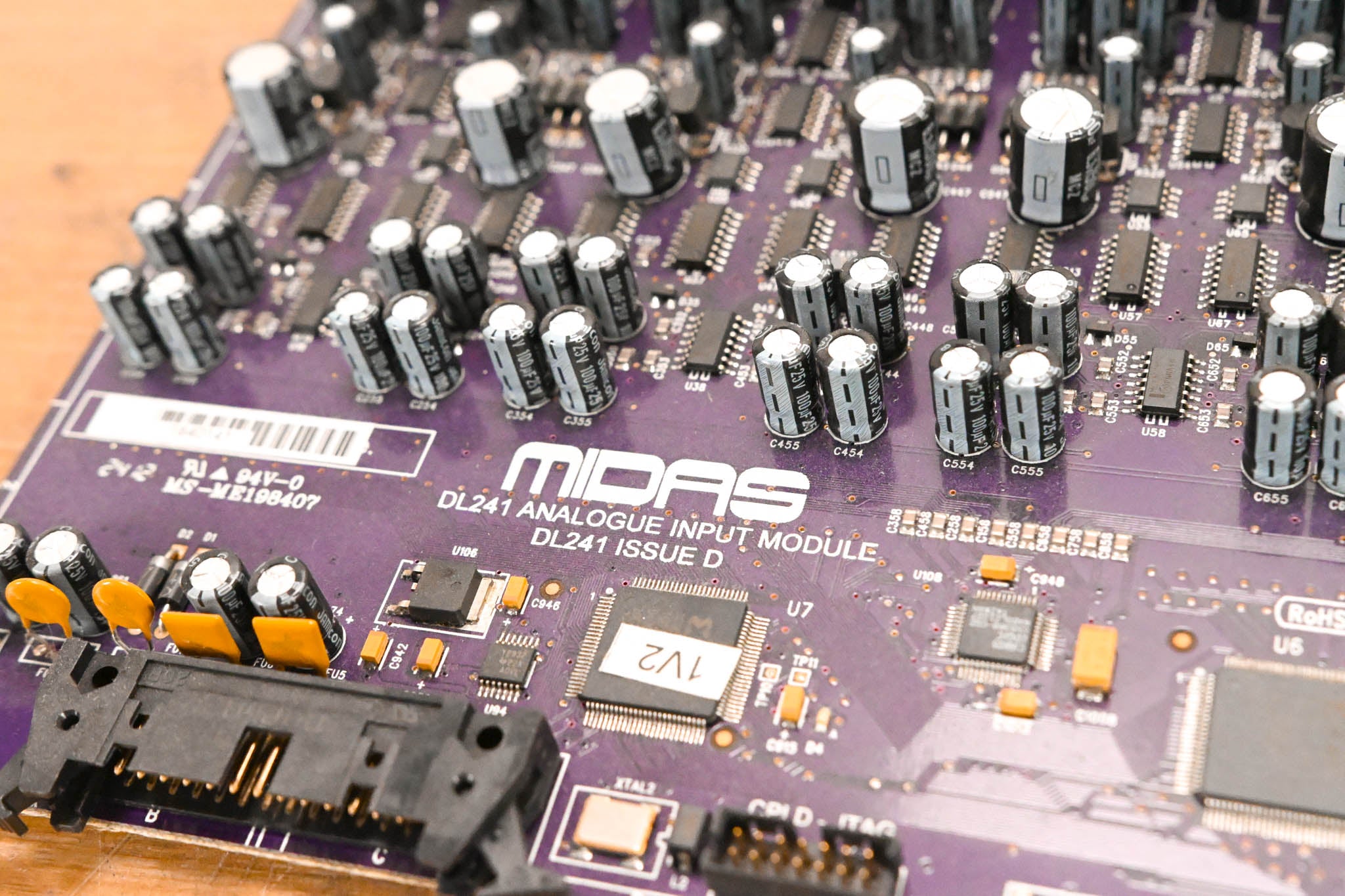 Midas DL241 Analogue Input Module 8-Channel XLR Card - Issue D