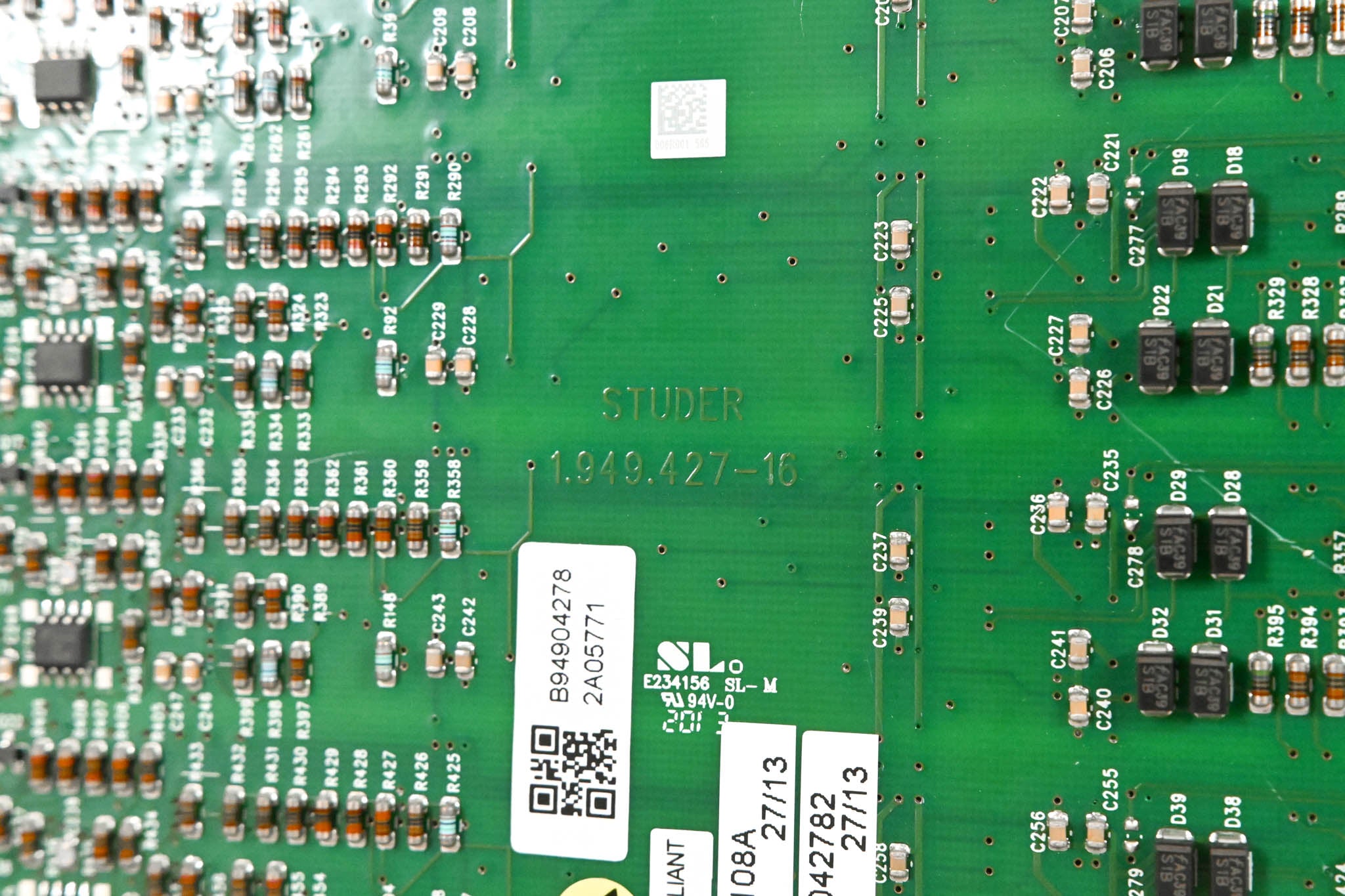 Studer Mic/Line In Card for D21m Modular I/O System