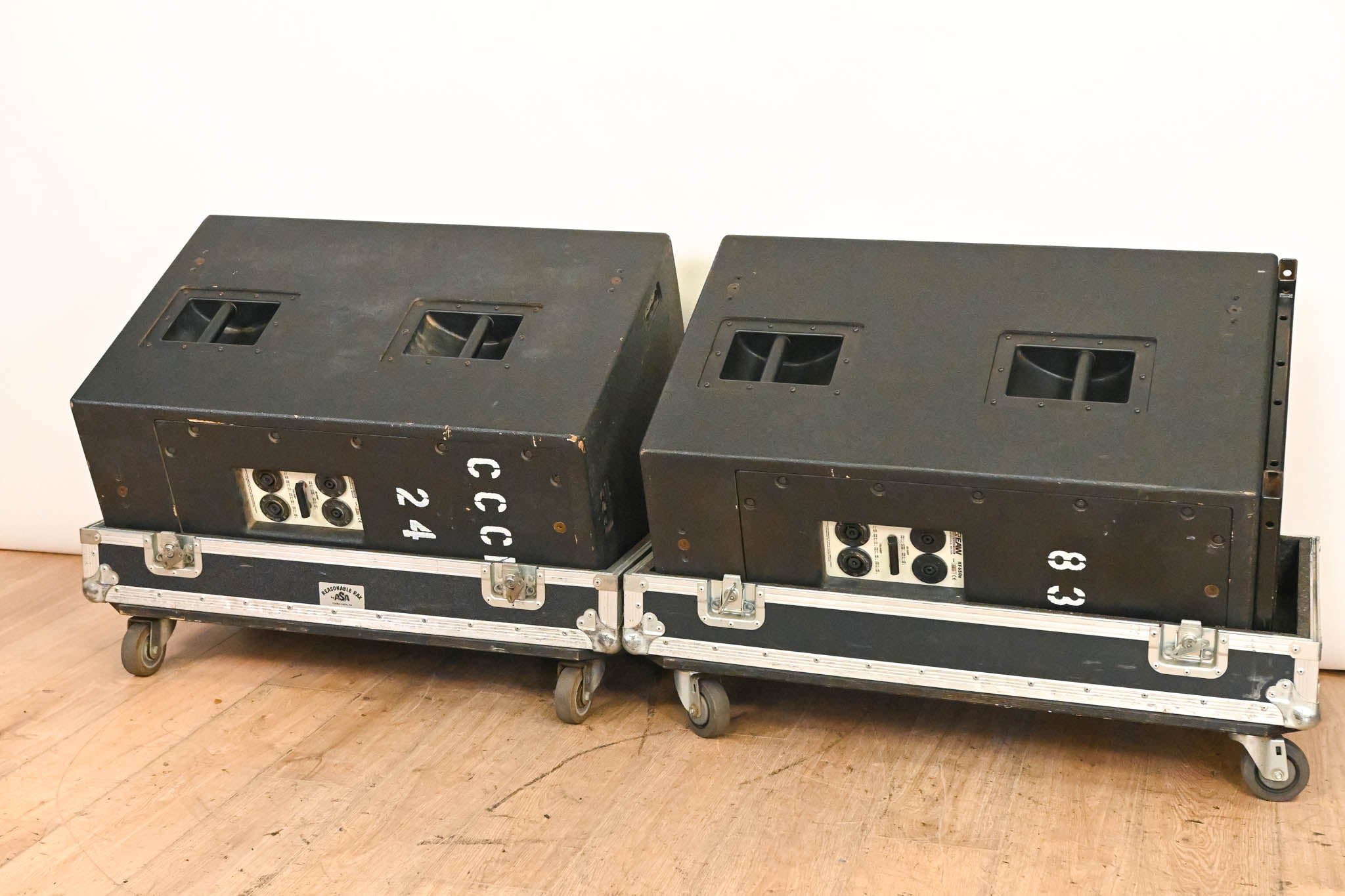 EAW KF650z Virtual Array Full Range Loudspeaker (PAIR) w/ Road Case
