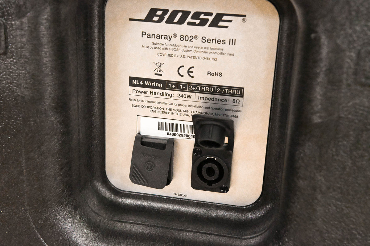 Bose Panaray 802 Series III Full-Range Passive Loudspeaker