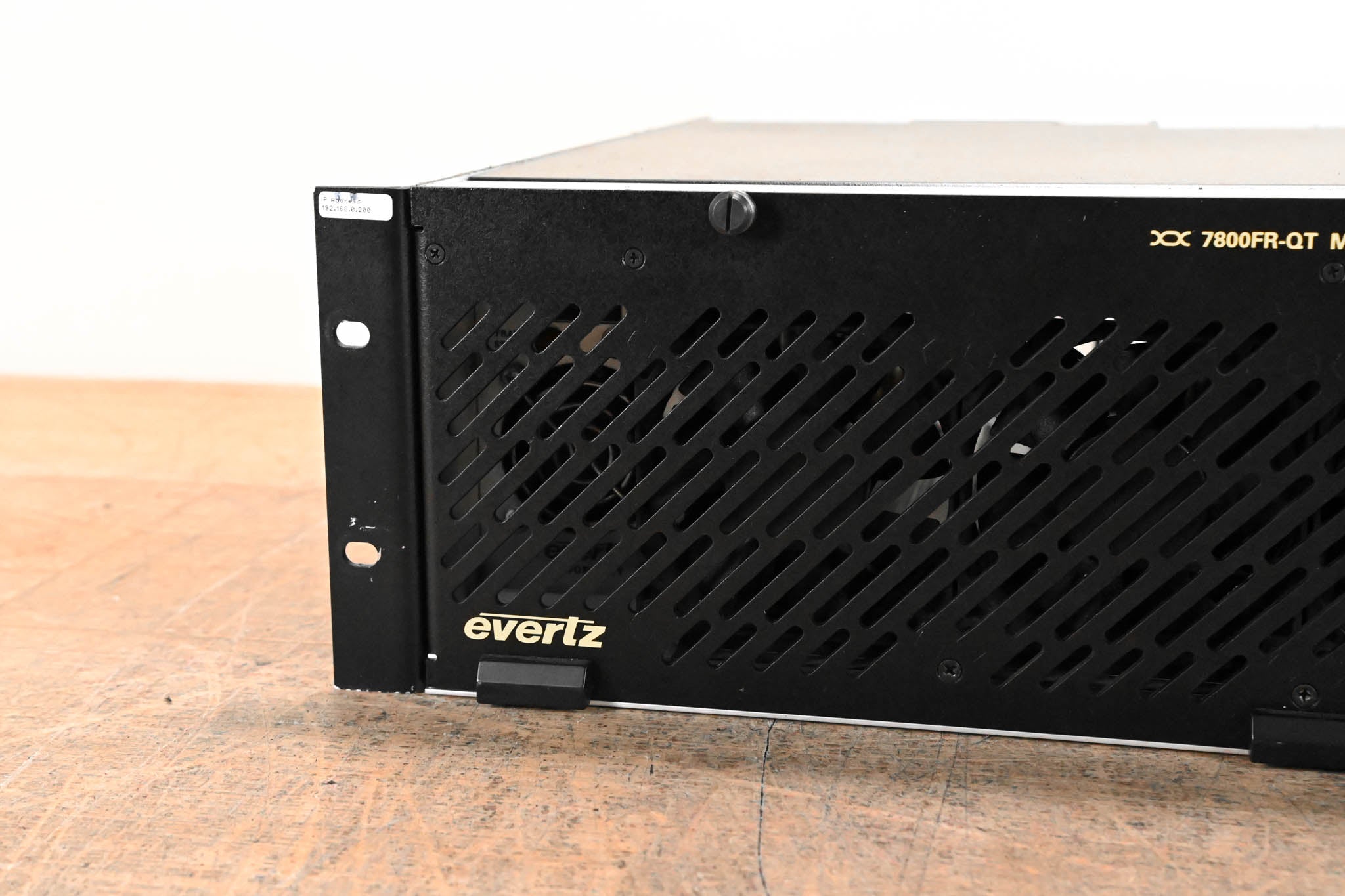 Evertz 7800FR-QT 3U Rack-Mountable Quiet Multiframe