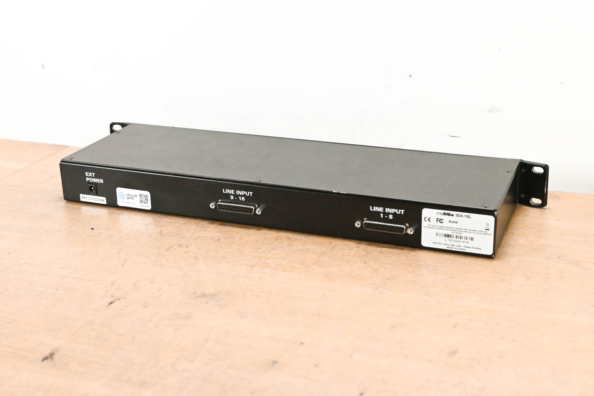 myMix IEX-16L 16-Channel Input Expander (NO POWER SUPPLY)