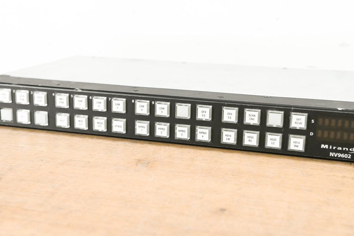 Miranda NV9602 Multi-Mode Control Panel for NV9000