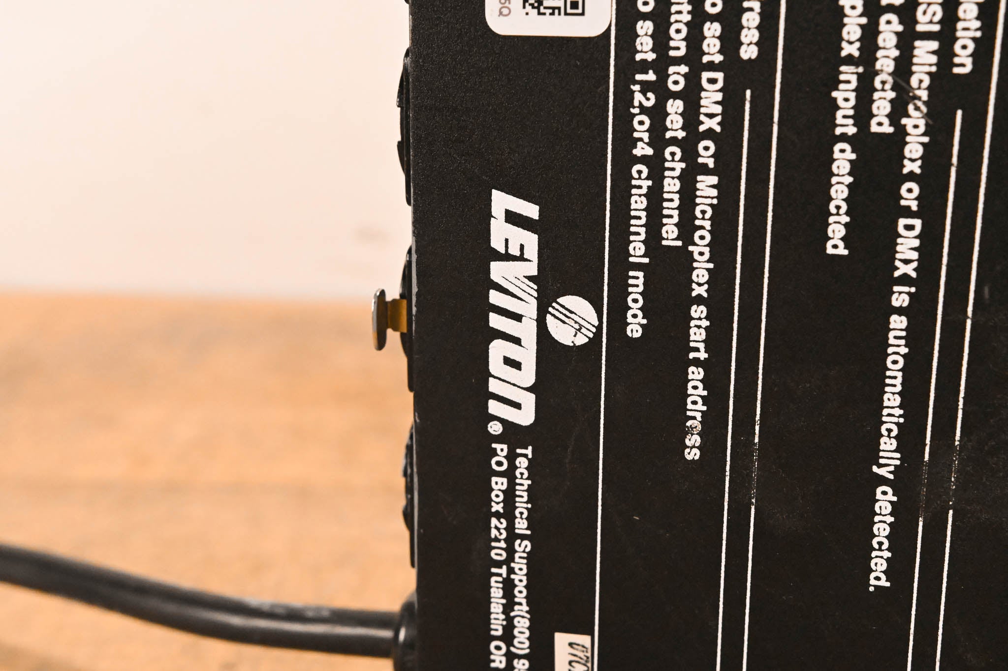 Leviton D4DMX-MD3 4-Channel Programmable Dimmer Pack