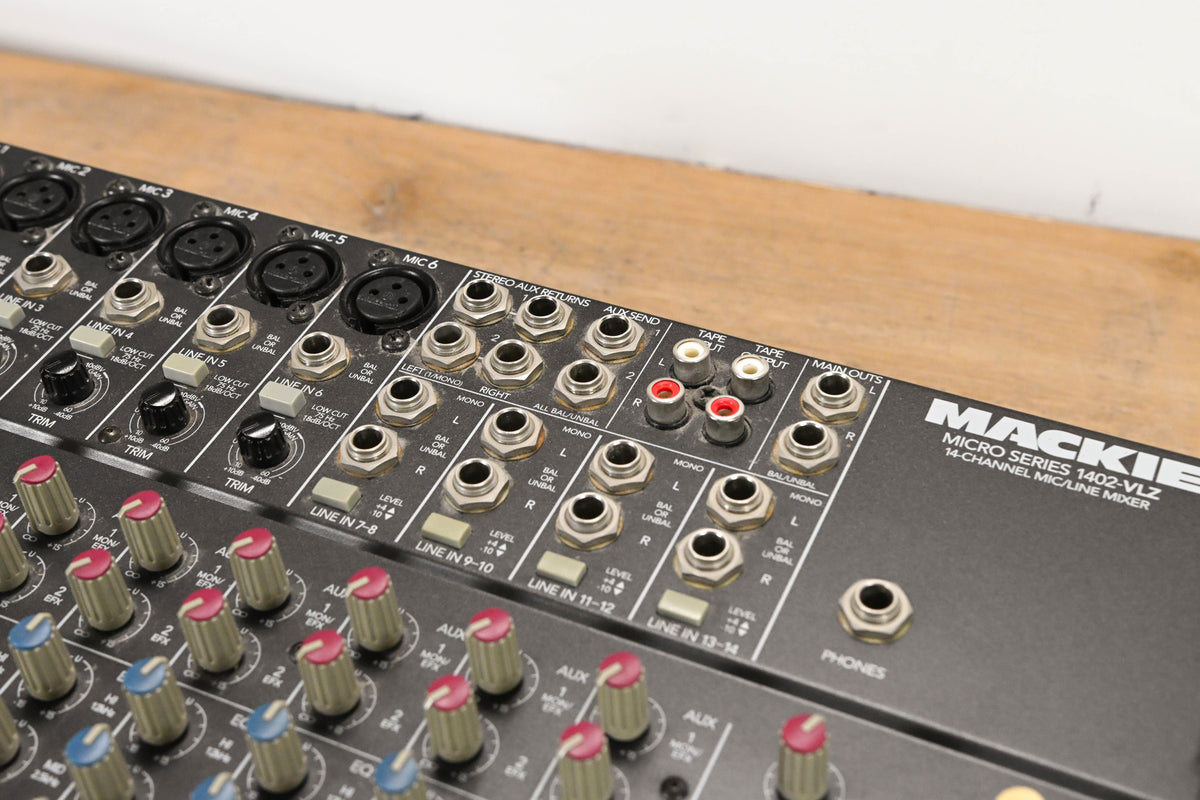 Mackie 1402-VLZ Micro Series 14-Channel Audio Mixer