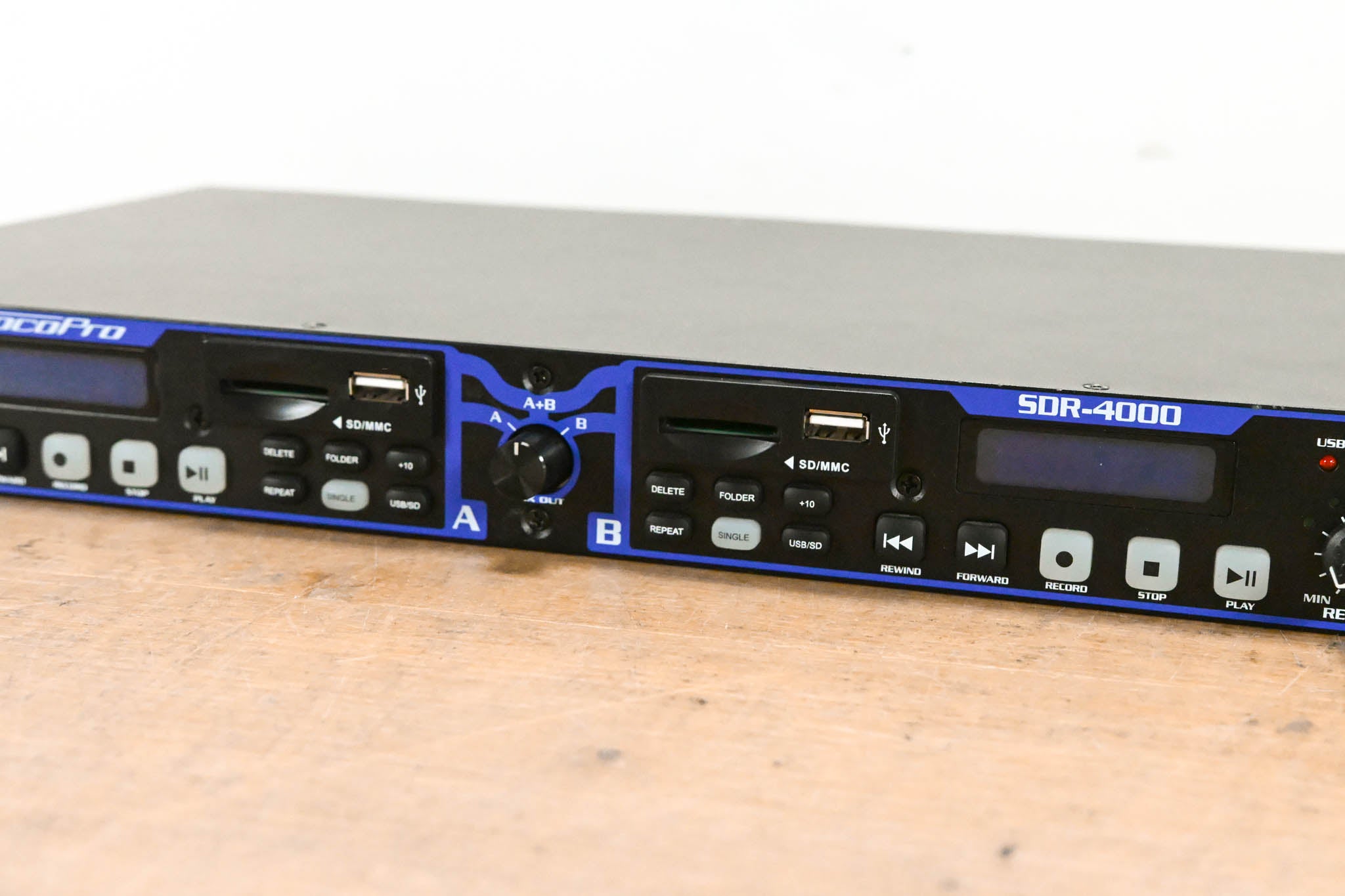 VocoPro SDR-4000 Dual Digital USB/SD Audio Recorder