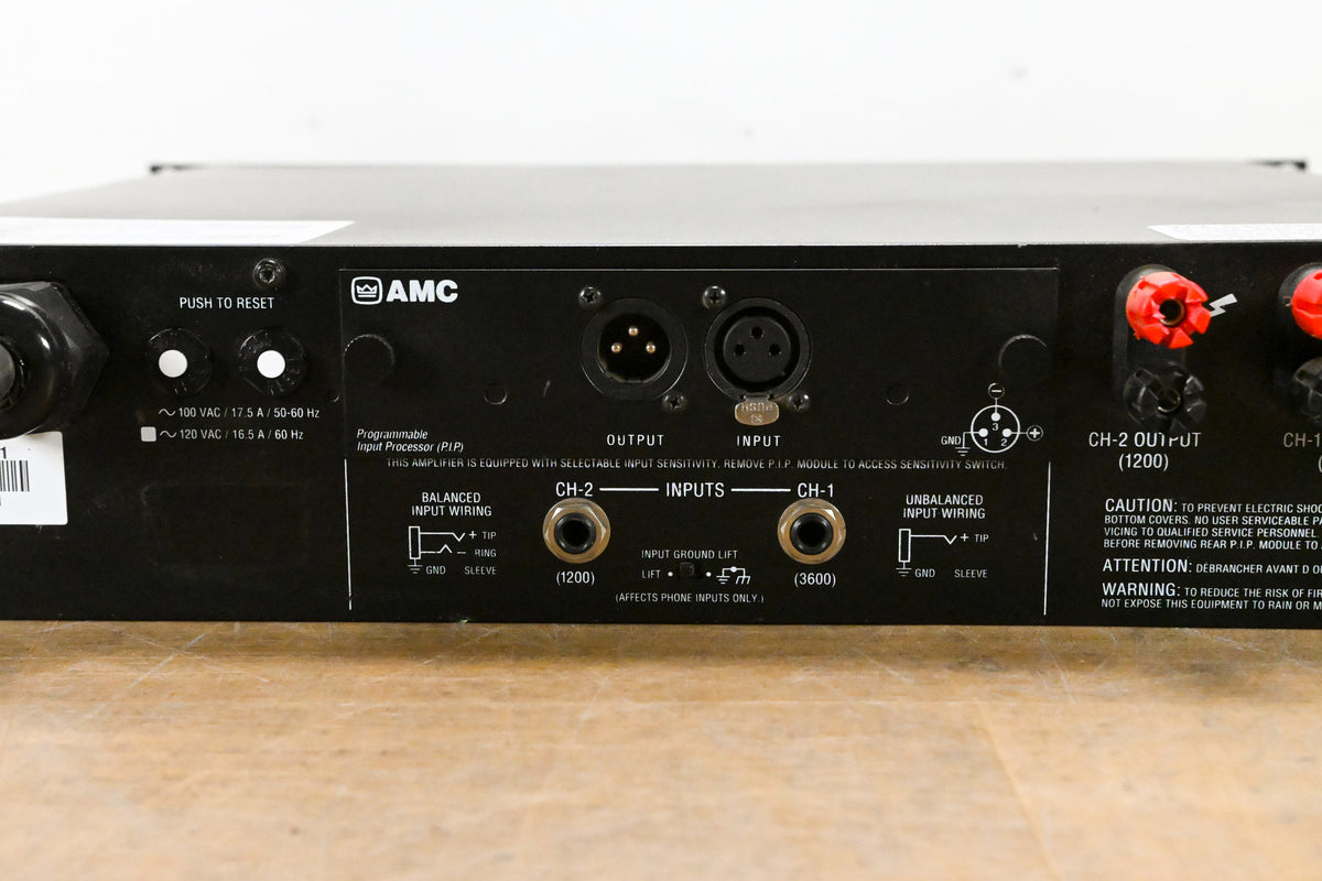 Crown Macro-Tech 36x12 2-Channel Power Amplifier