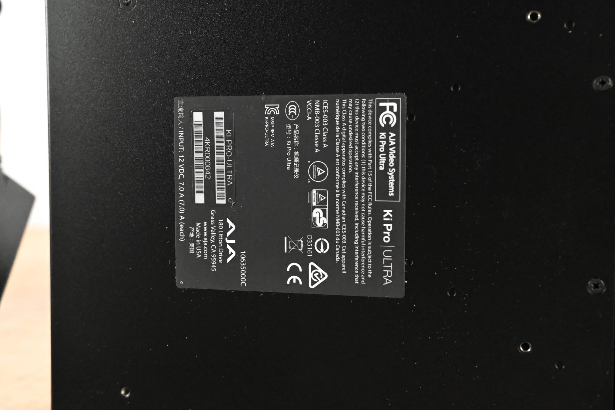 AJA Ki Pro Ultra File Based Recorder/Player