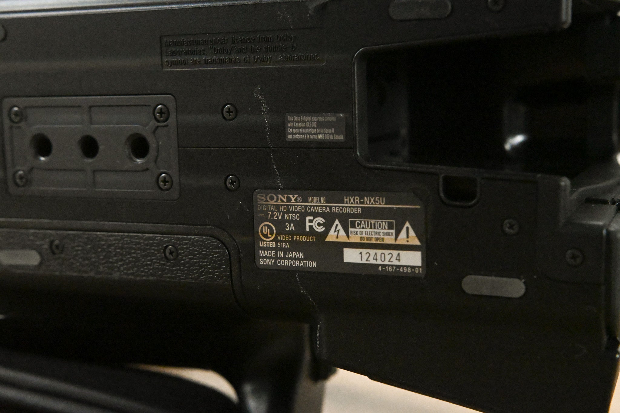 Sony HXR-NX5U NXCAM Professional Camcorder