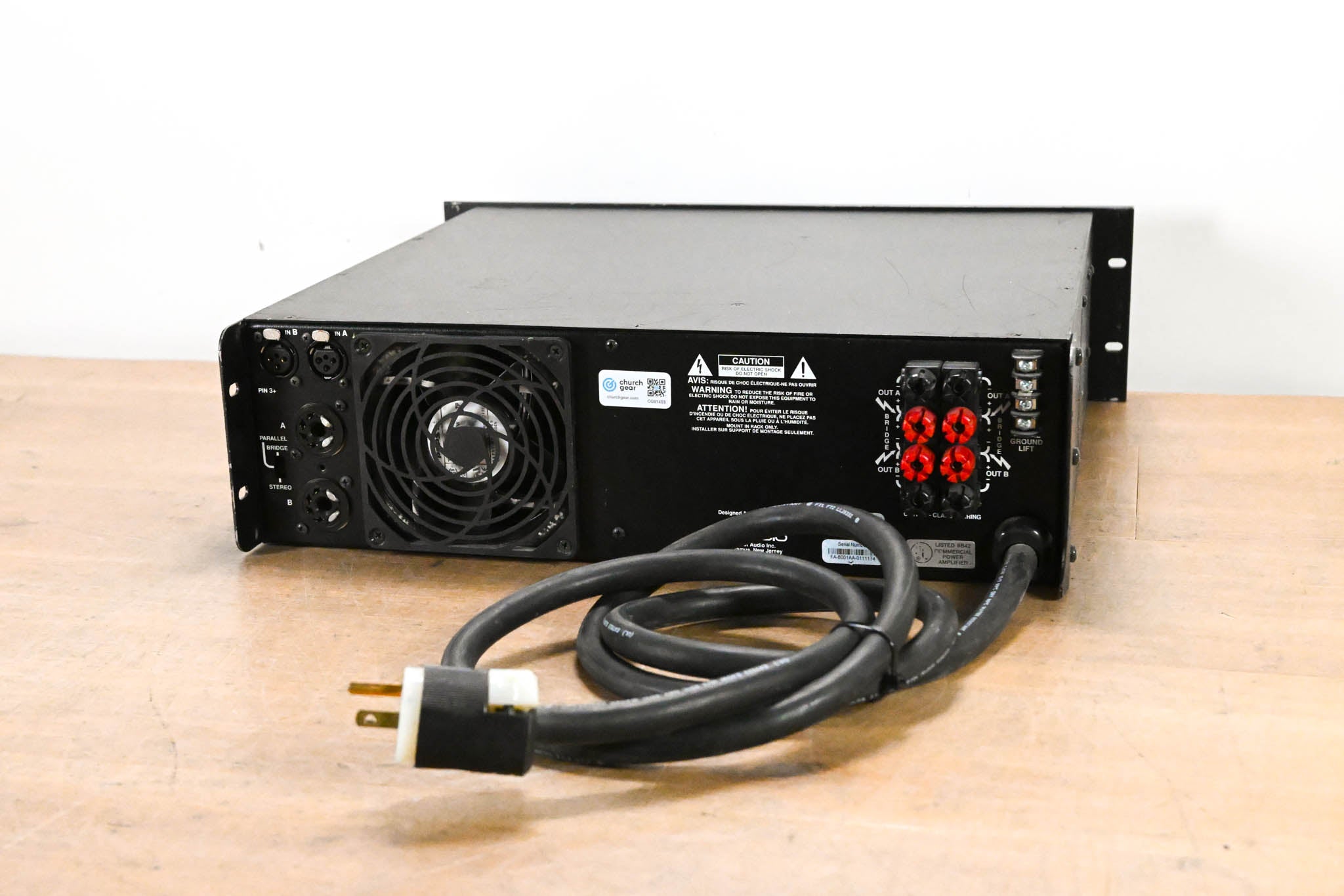 Crest Audio 8001 2-Channel Power Amplifier