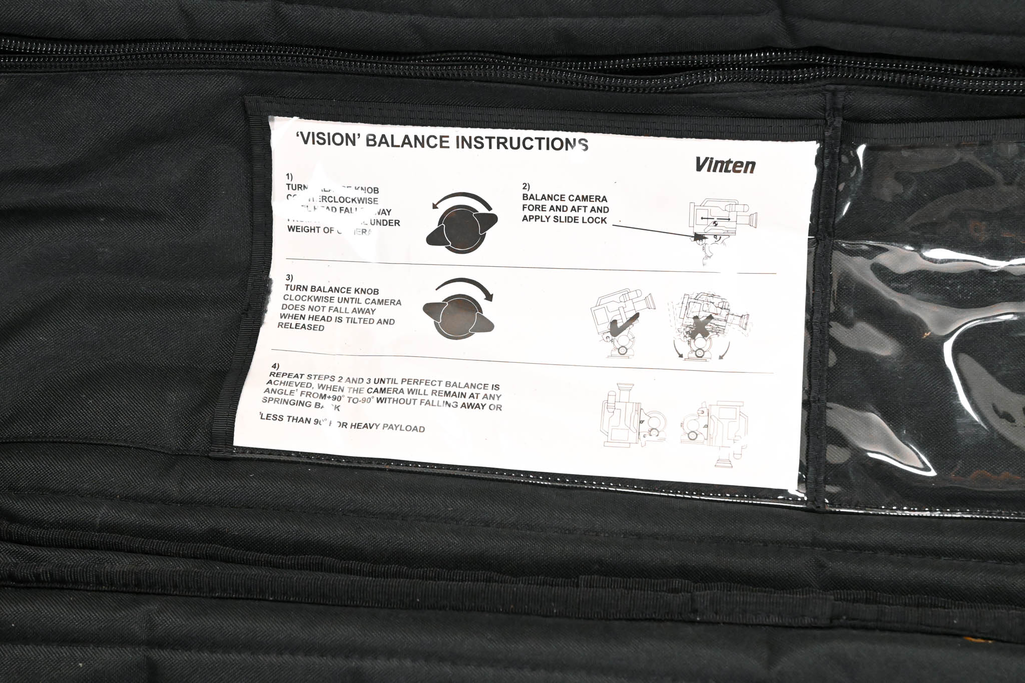 Vinten 3358-3 Soft Padded Case for Vision 3, 6, 8 and 11 Tripod Systems