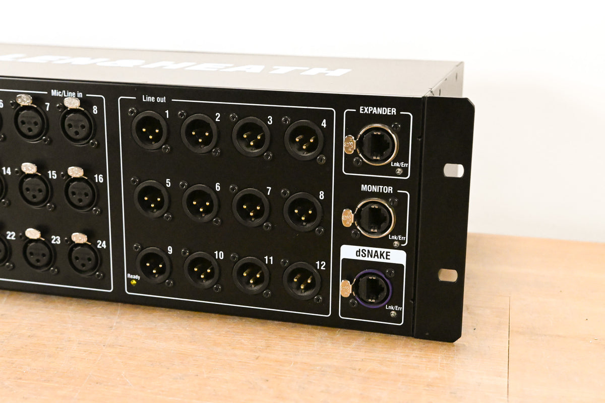 Allen & Heath AR2412 24x12 AudioRack for Qu, Avantis, and SQ Mixers