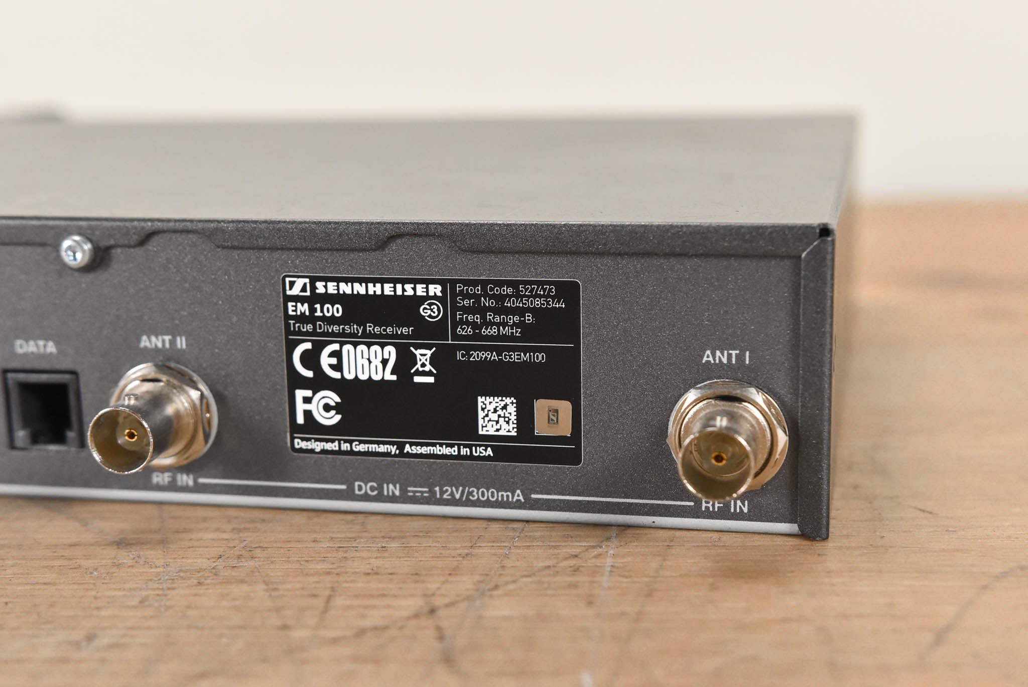 Sennheiser EM 100 G3 Wireless Receiver - 626-668 MHz