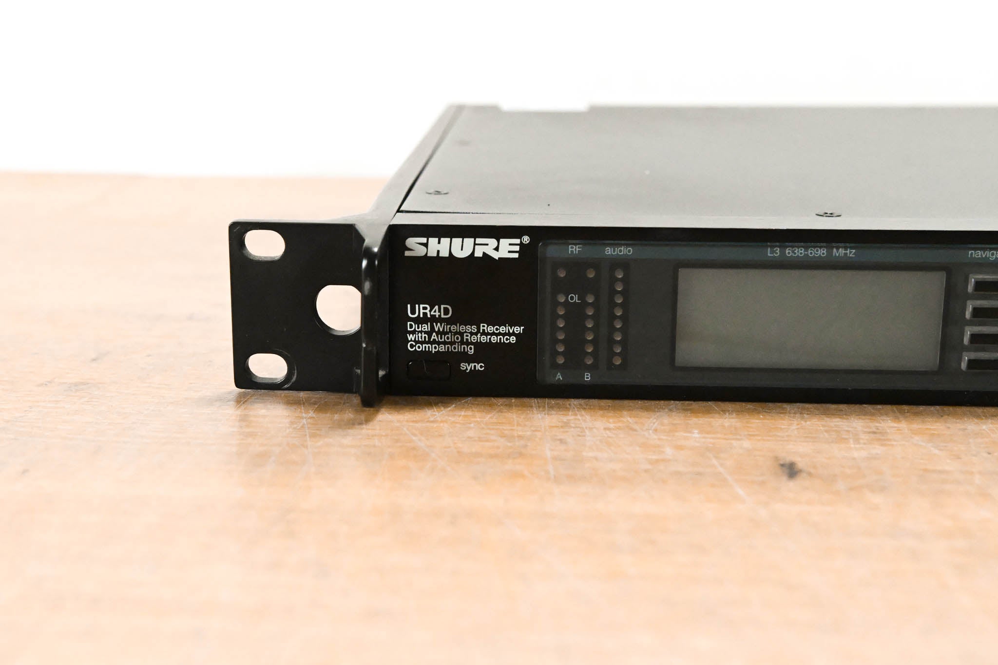 Shure UR4D Wireless Receiver w/ two UR1 Belt Packs - L3 Band