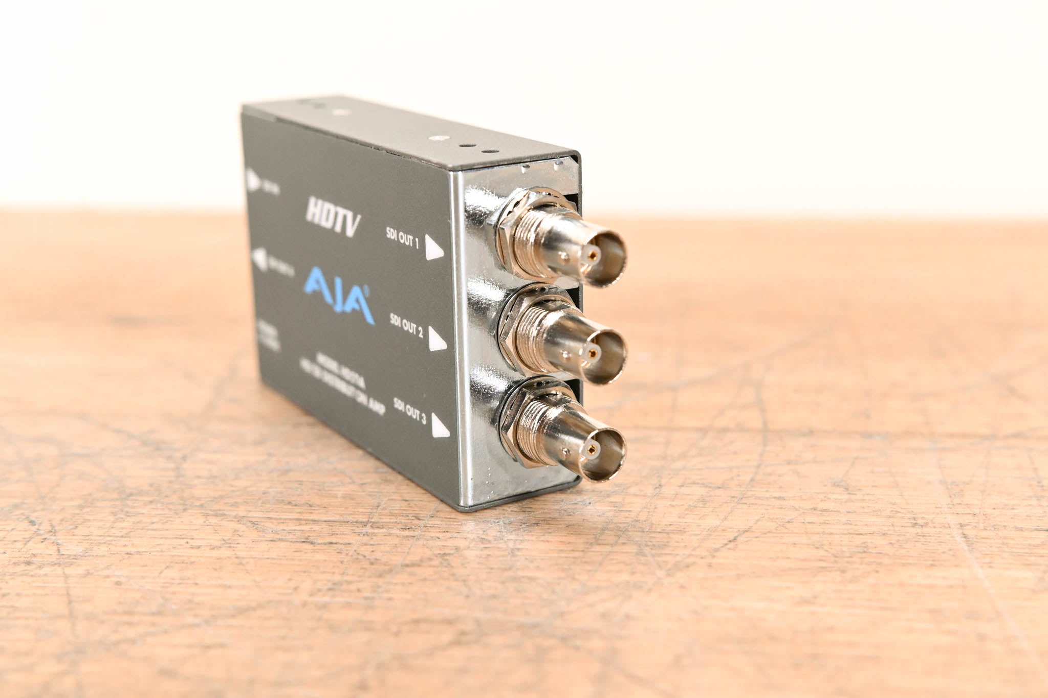 AJA HD5DA 1x4 HD/SD-SDI Distribution Amplifier/Repeater NO POWER SUPPLY