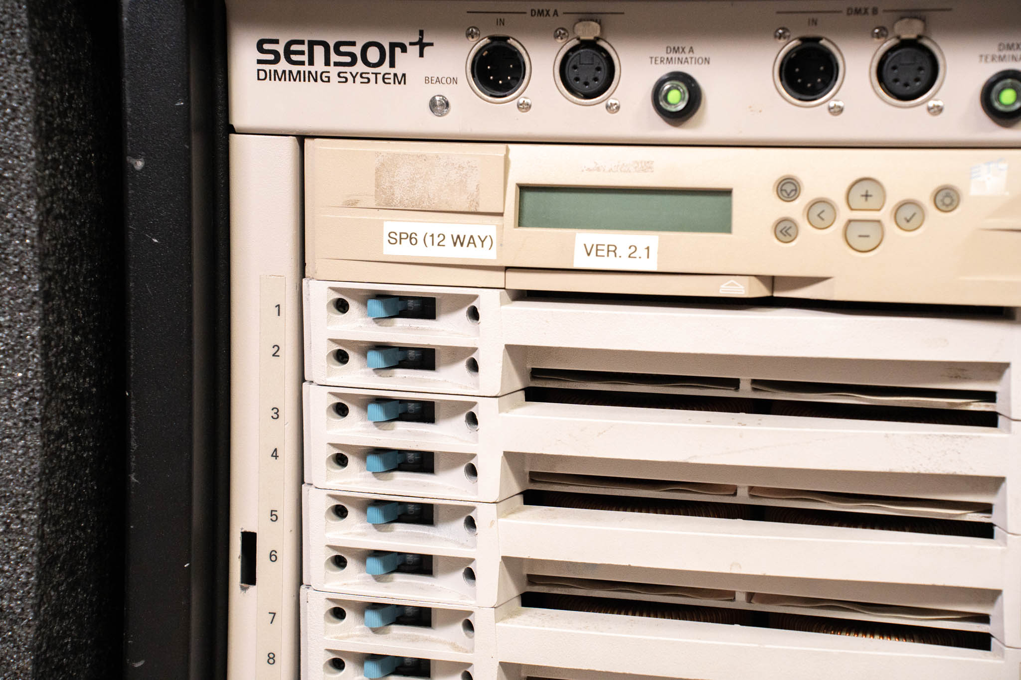 ETC SP-1220V Sensor+ Dimmer Rack with Stage Pin & Veam Out, in Road Case