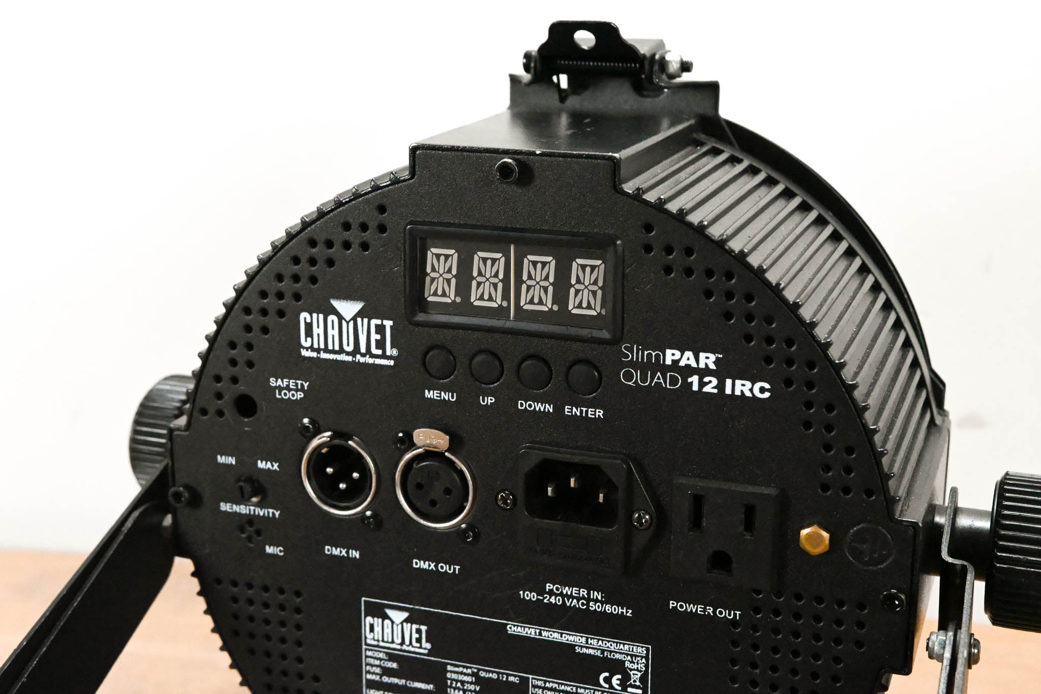 Chauvet SlimPAR QUAD 12 IRC RGBA LED PAR Wash Fixture