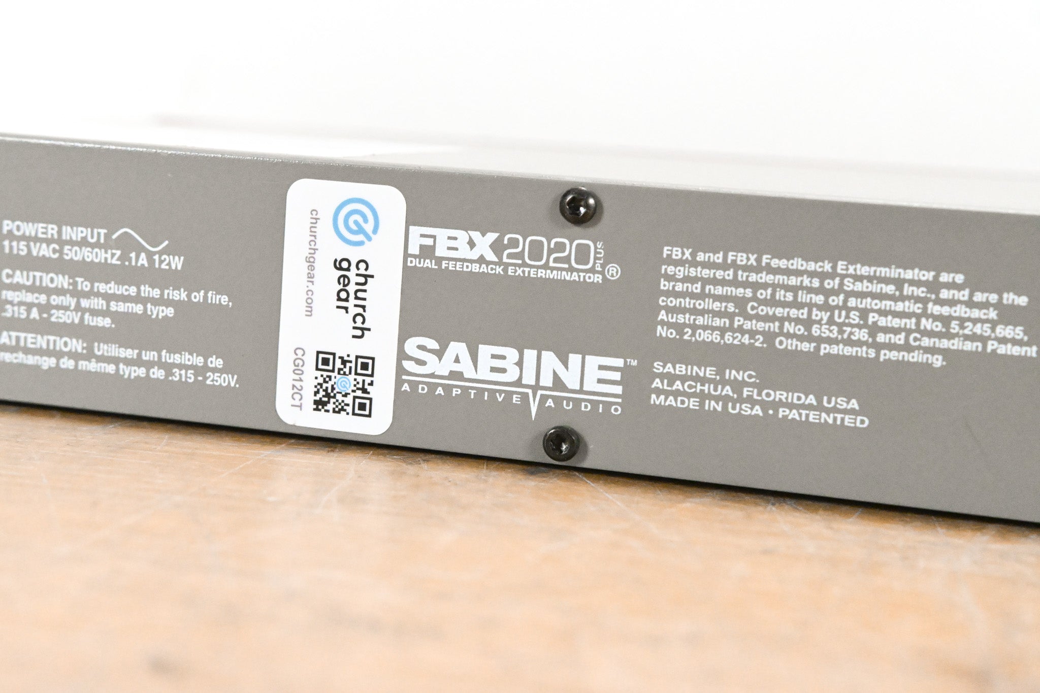 Sabine FBX2020 Plus Dual Feedback Exterminator