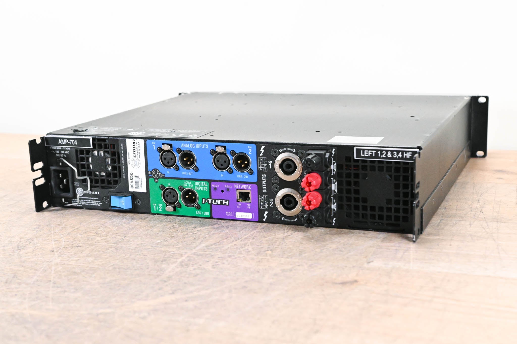 Crown I-Tech 4000 2-Channel Power Amplifier