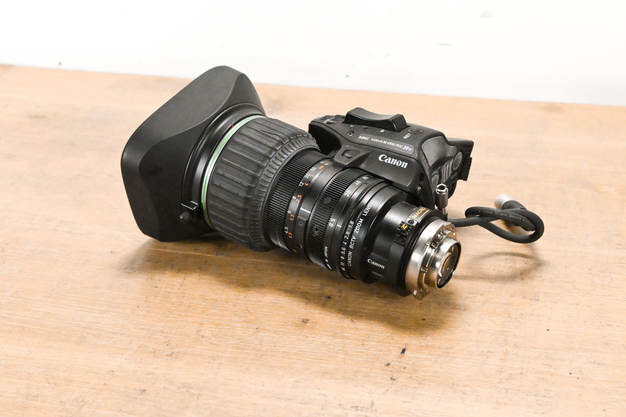 Canon KJ20x8.5B KRSD PS12 20x HDgc Series HDTV Zoom Lens 1:8.5-170mm