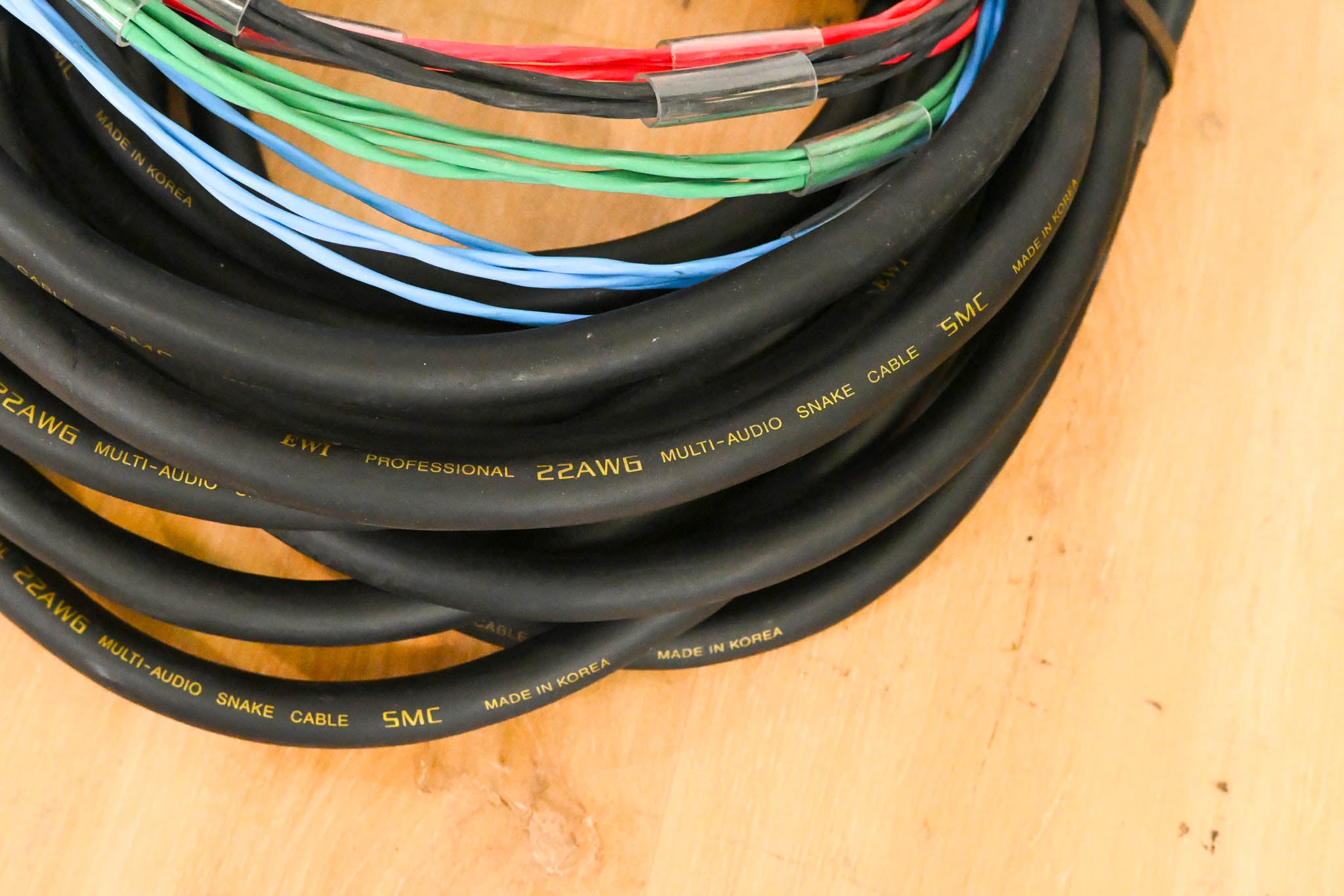 EWI 16-Channel EDAC to 16 XLRM Audio Snake Cable - 50'