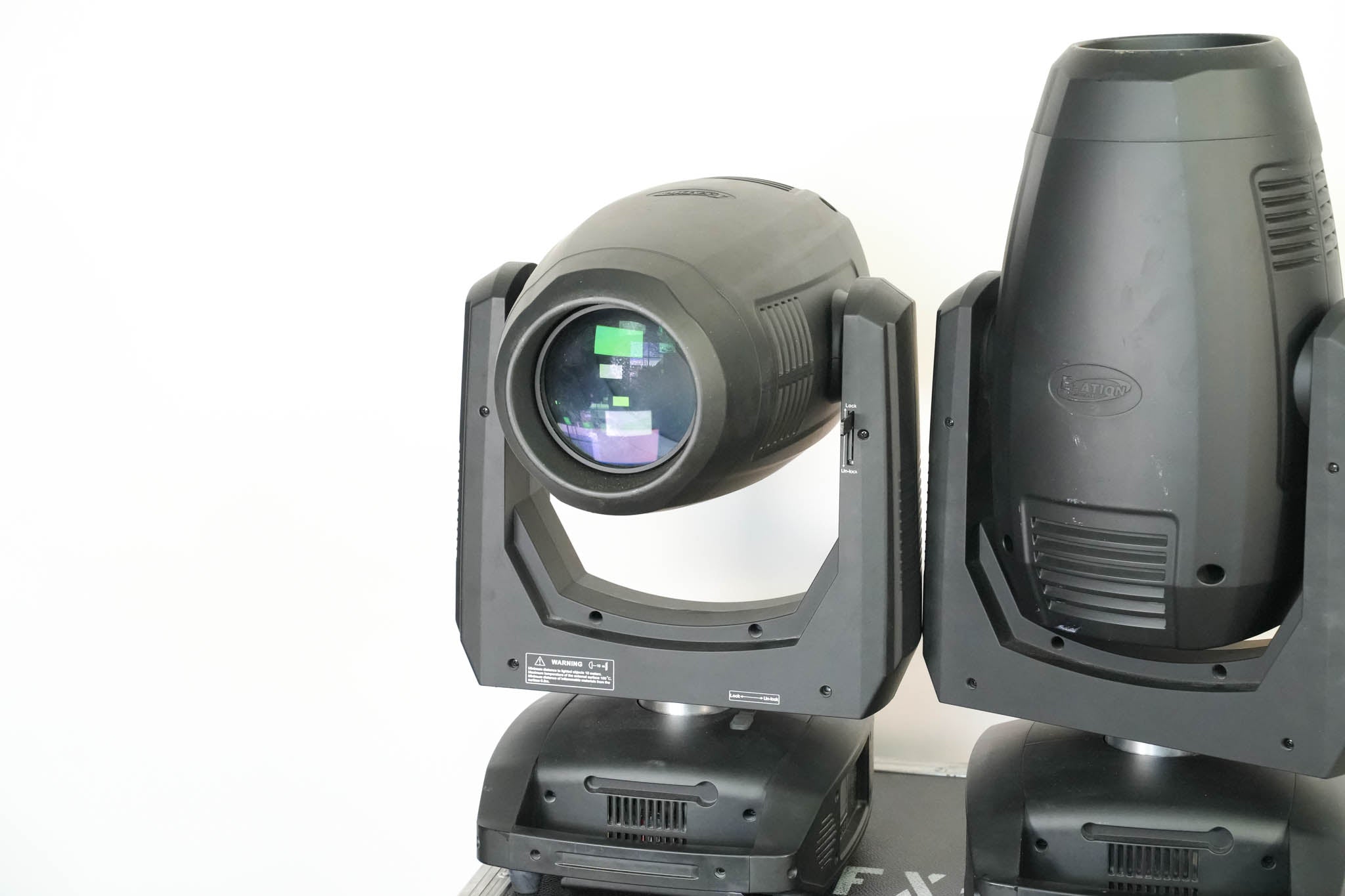 Elation Platinum HFX Hybrid 3-in-1 Moving Head Light Pair w/ Flight Case