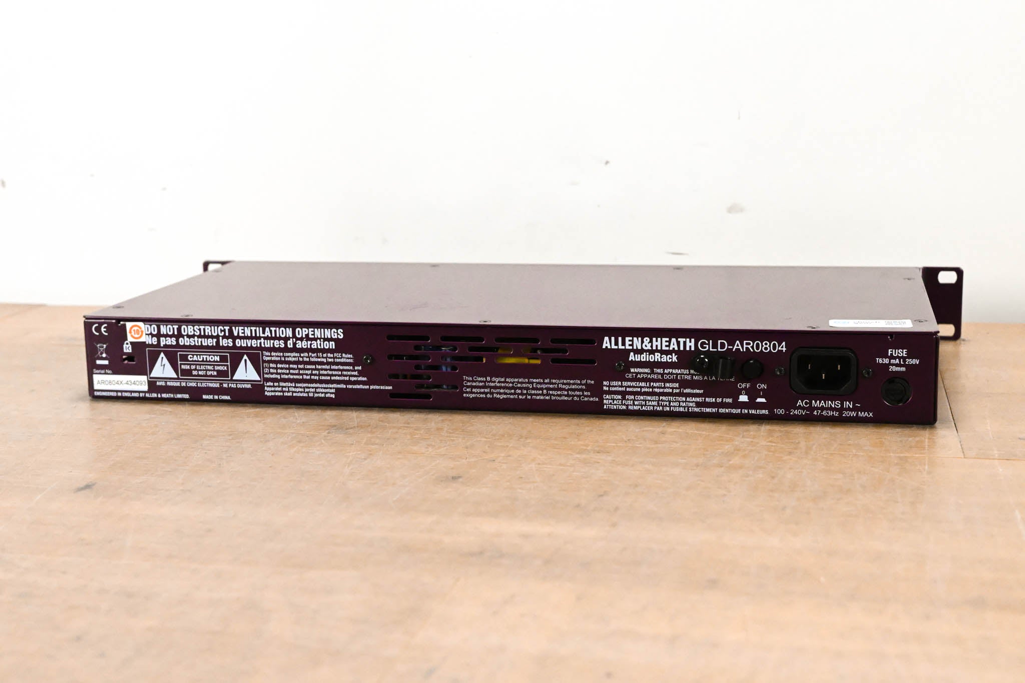 Allen & Heath GLD-AR84 8x4 I/O Expander AudioRack